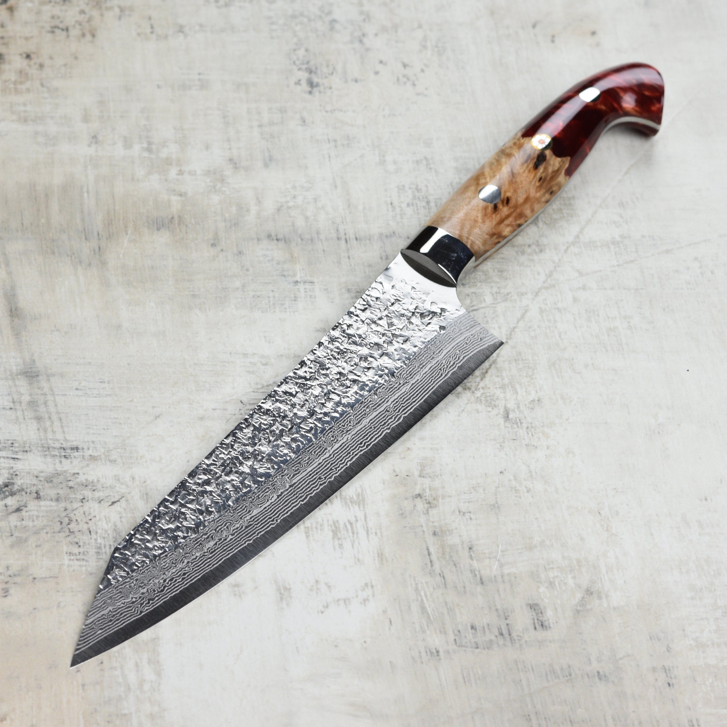 Kurosaki Shizuku Forged SG2 Damascus 7" Gyuto with Saya