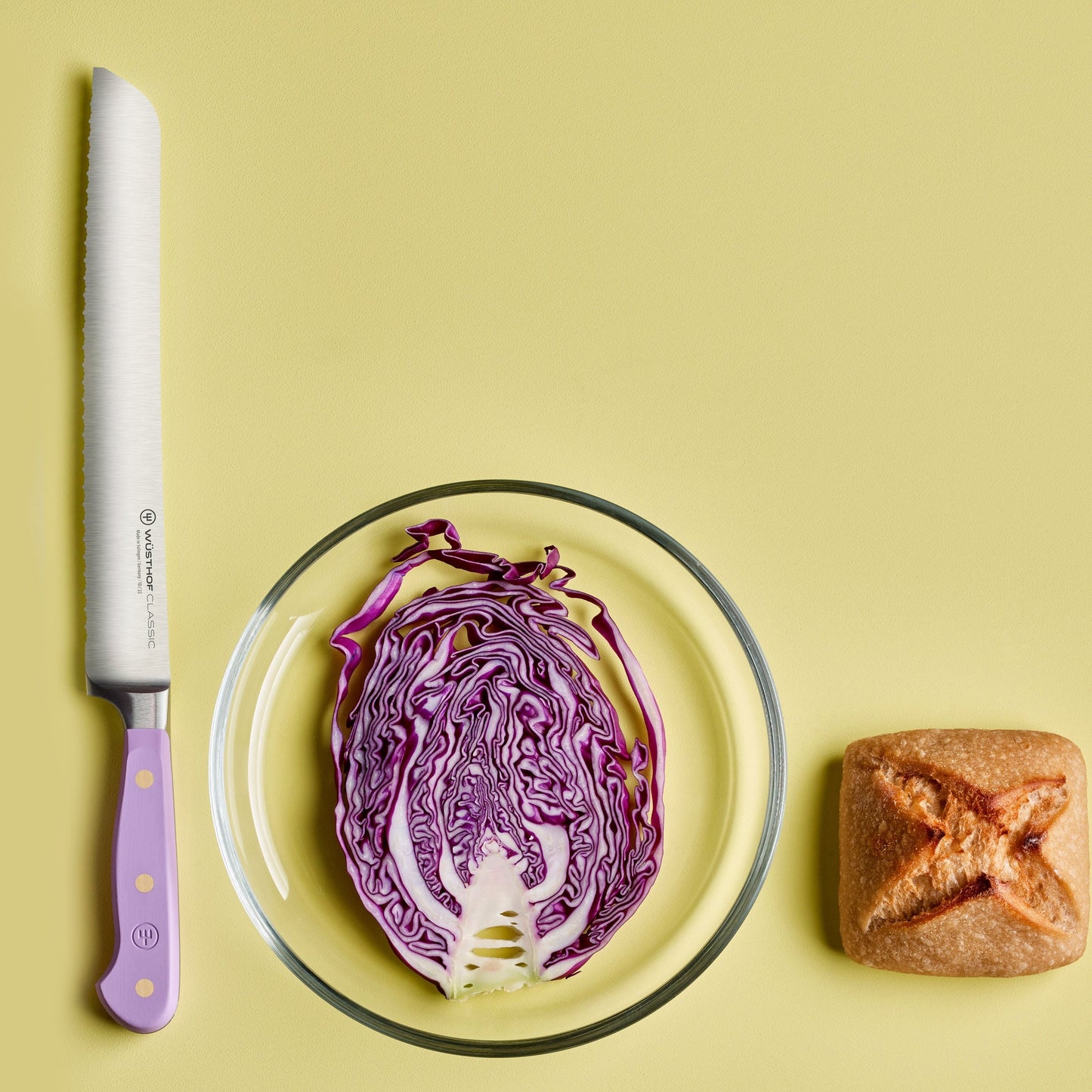 Wusthof Classic Purple Yam 9" Double Serrated Bread Knife