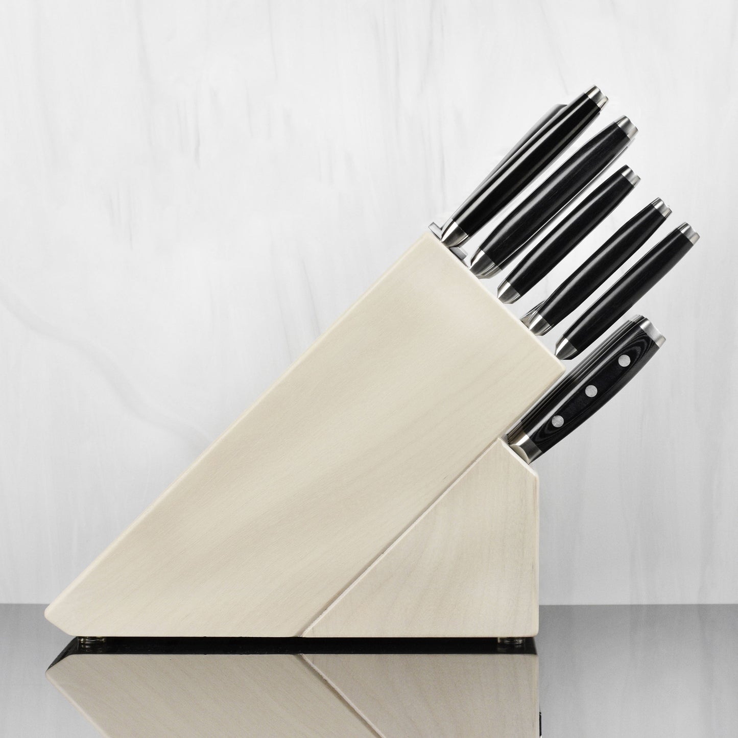 Enso HD 16 Piece Gray Ash Knife Block Set