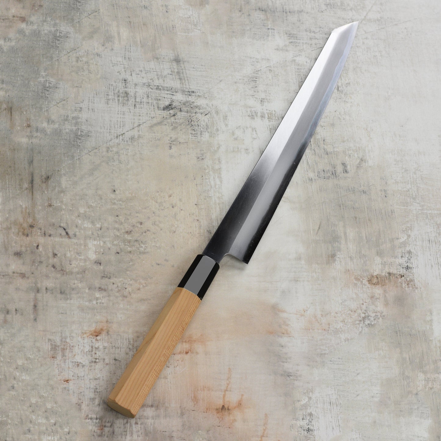 Itsuo Doi Aogami #2 Migaki 10.6" Single-Bevel Kiritsuke Yanagiba
