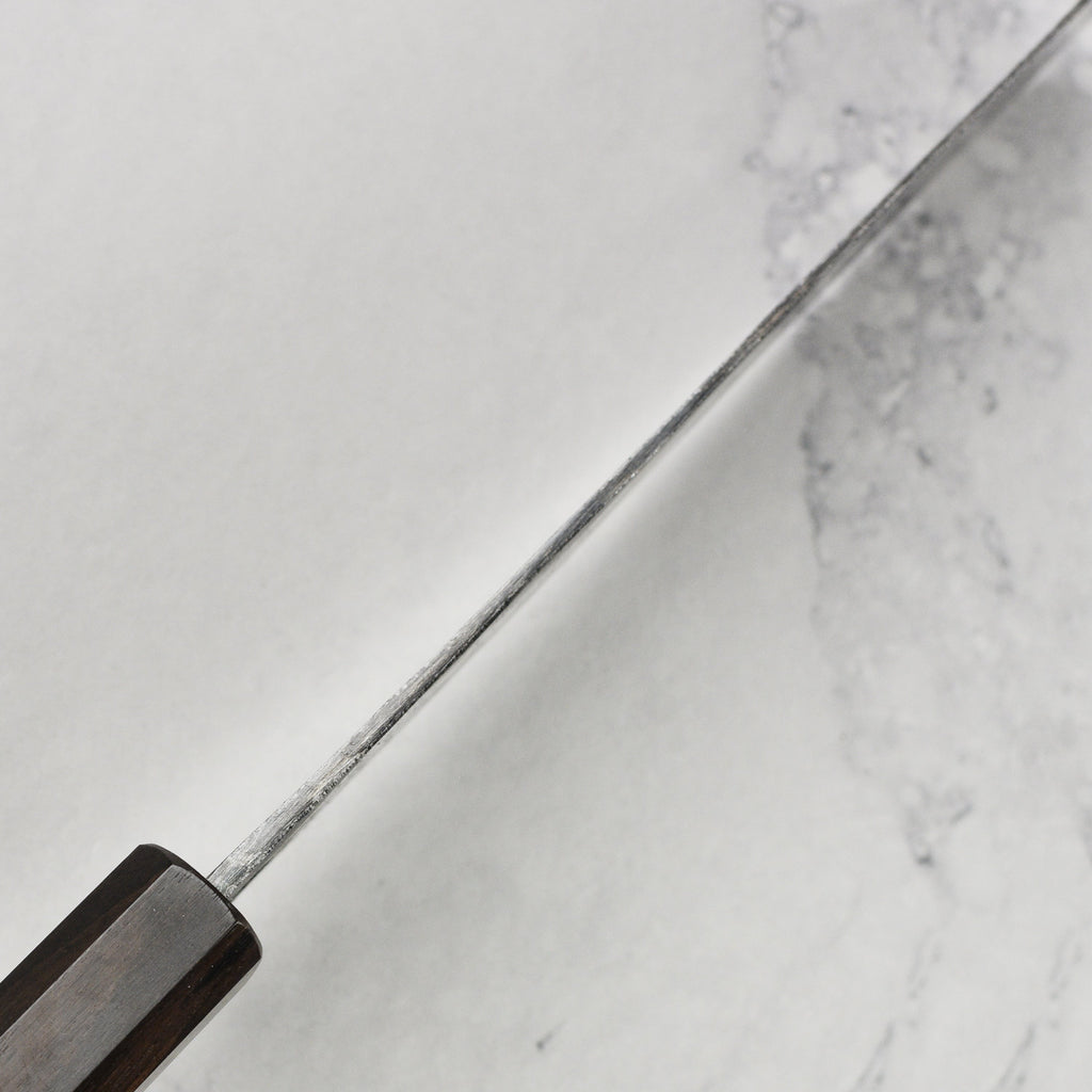 Hatsukokoro Kurogane Aogami #2 Kurouchi 6.5" Nakiri