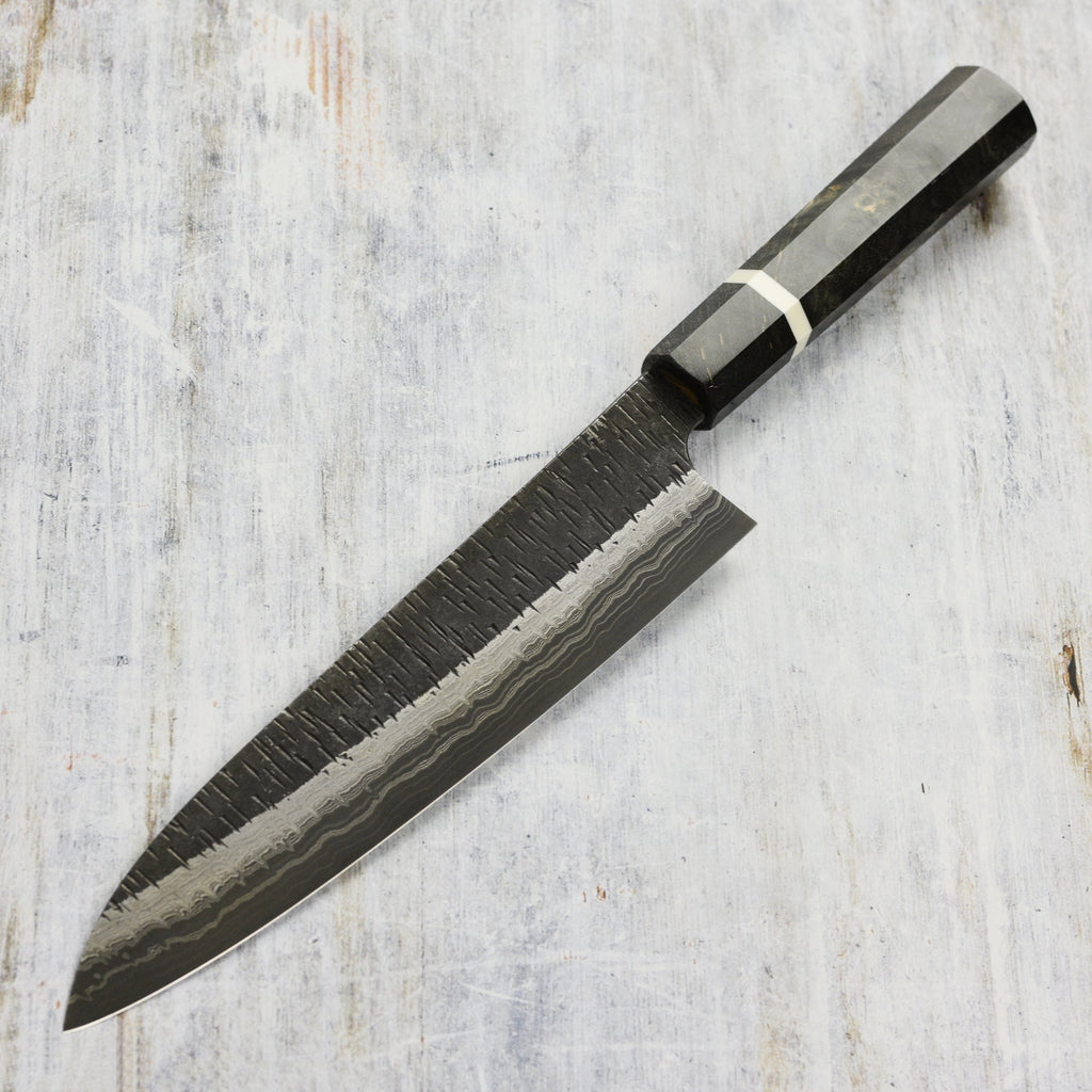 Hatsukokoro x Nigara Itadaki Coreless Damascus 9.4" Gyuto