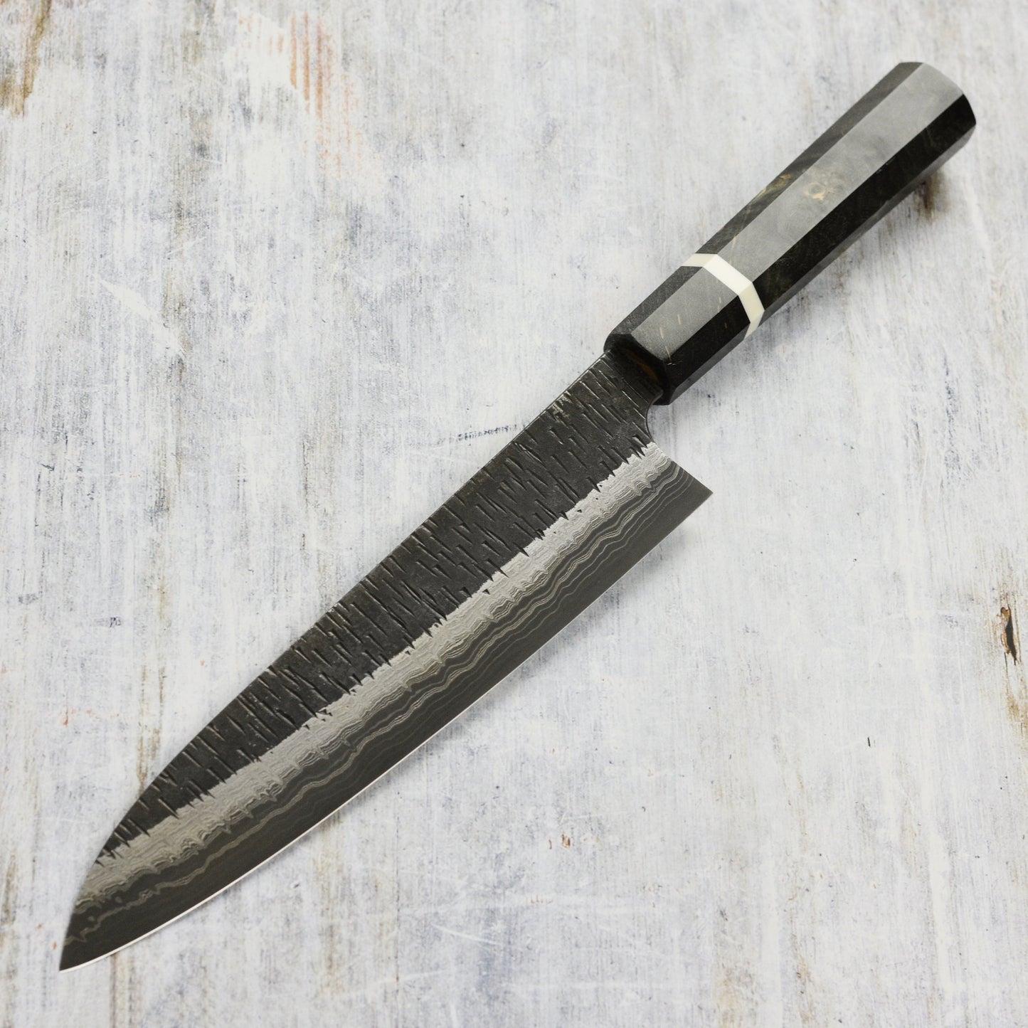 Hatsukokoro x Nigara Itadaki Coreless Damascus 9.4" Gyuto