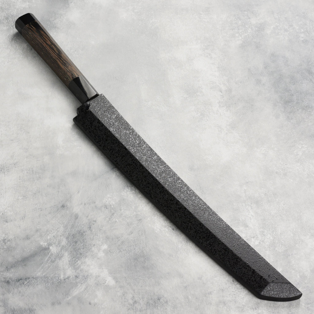 Takayuki Zangetsu Ginsan Single-Bevel 11.8" Sakimaru Takohiki with Saya