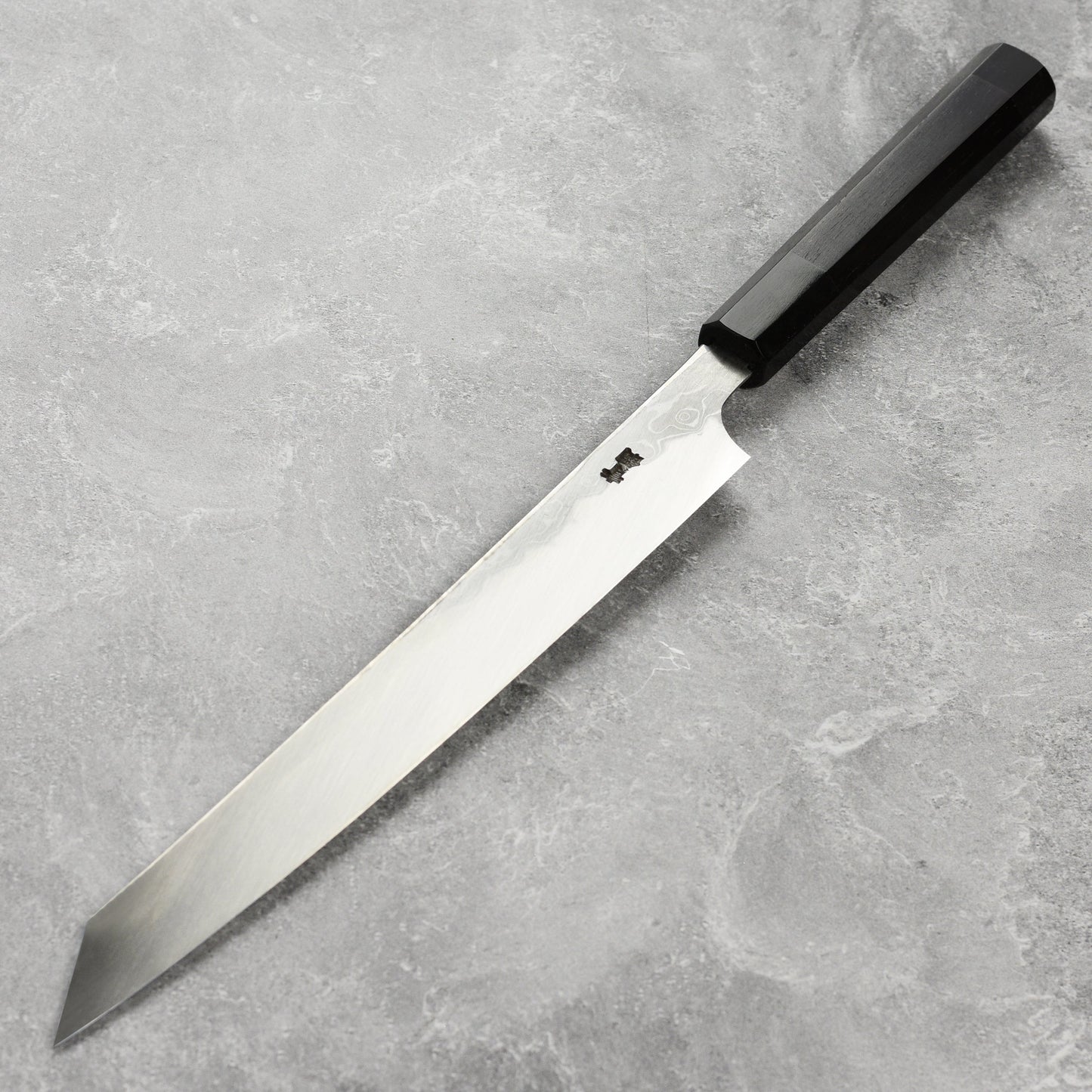Takayuki Seiryu Aogami #2 Damascus Single-Bevel 10.6" Kengata Yanagiba with Saya