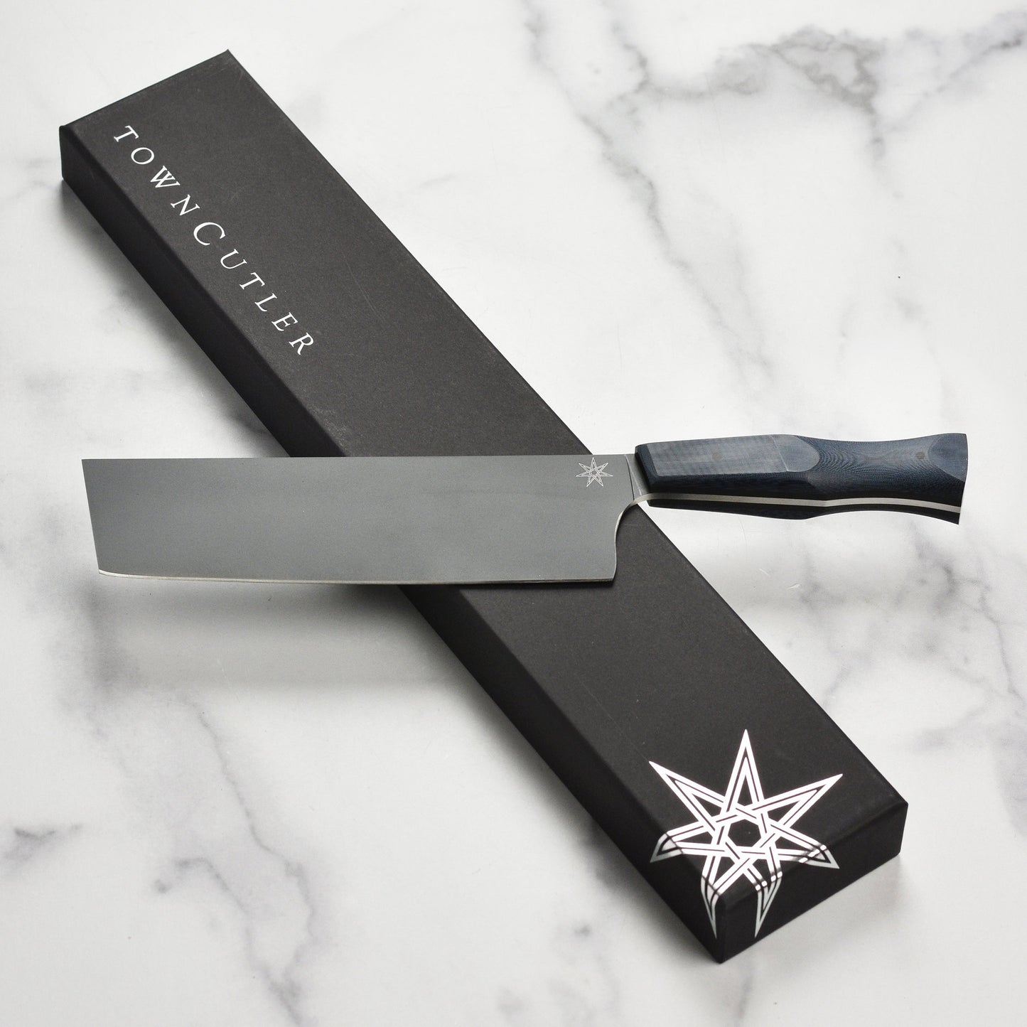 Town Cutler eXo Blue 7" Nakiri Knife
