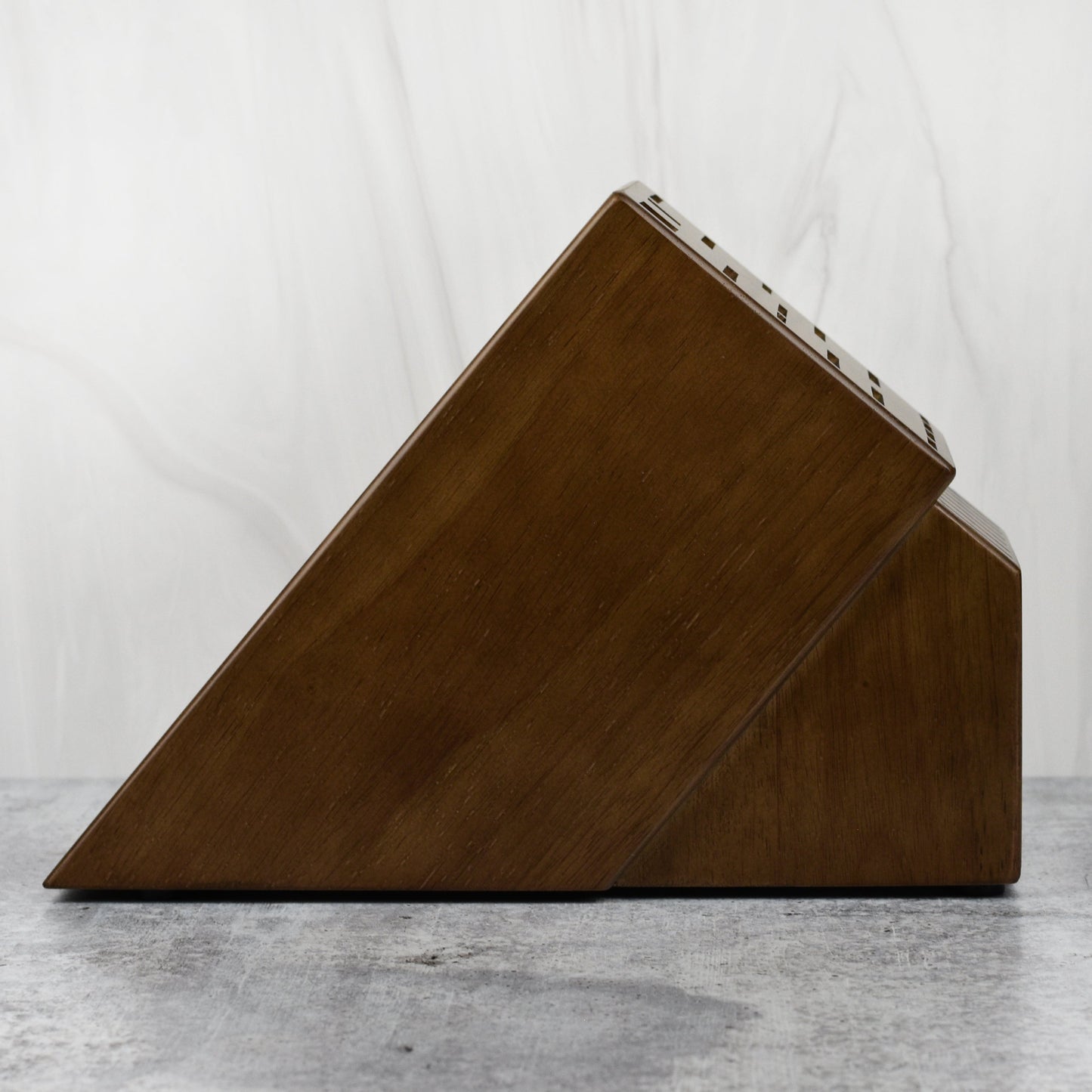 Shun 22 Slot Knife Block, Walnut Finish