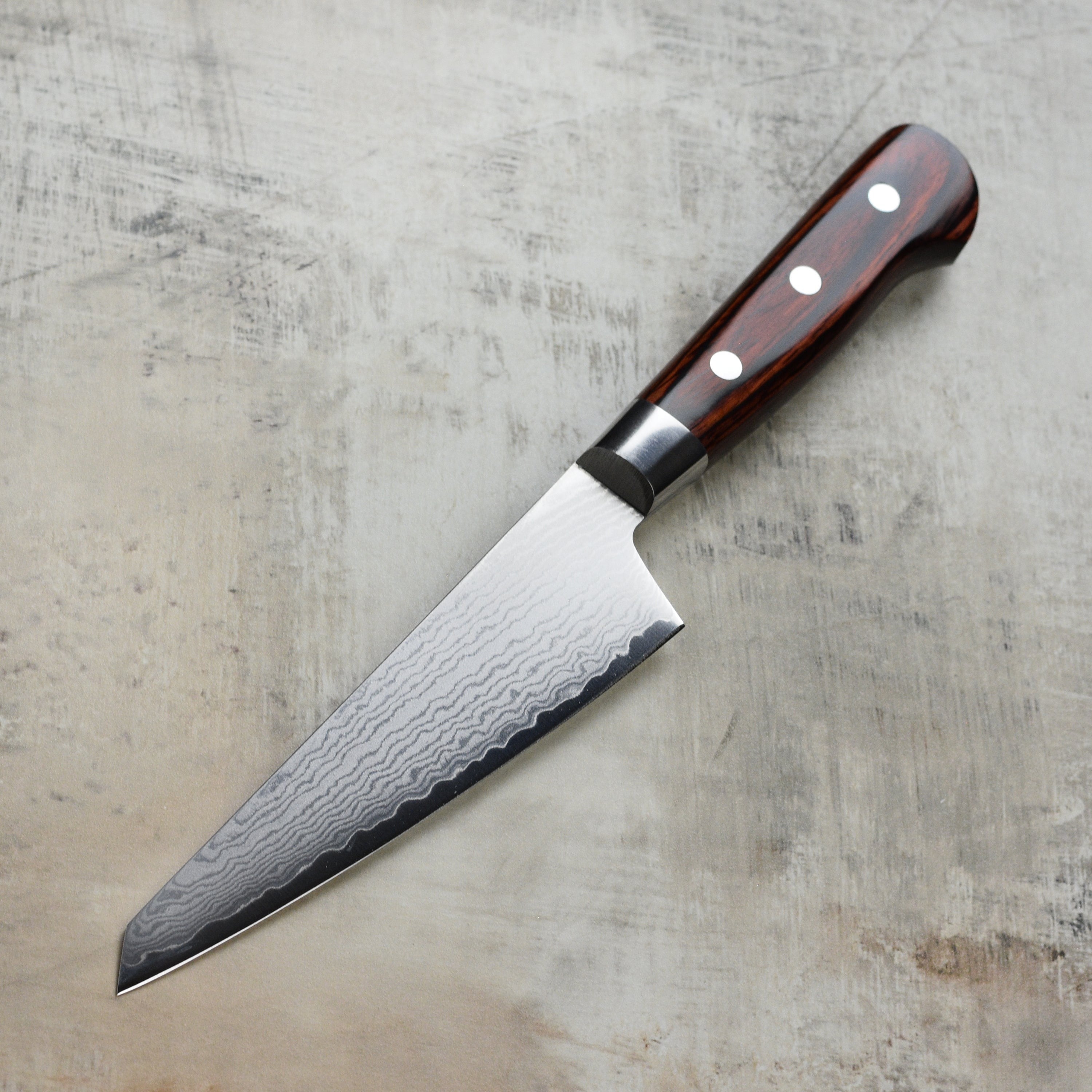 Takayuki Hammered Damascus 5.9" Honesuki