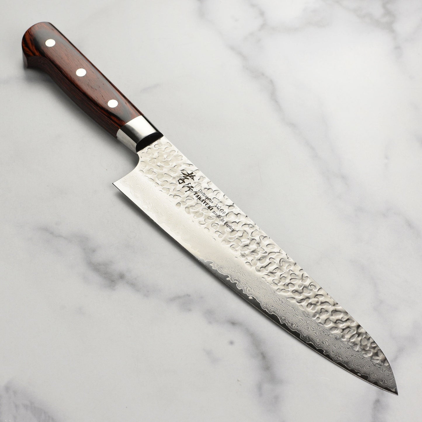 Takayuki Hammered Damascus 9.4" Gyuto