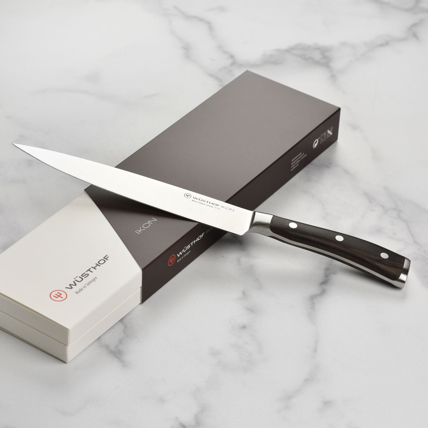 Wusthof Ikon Blackwood 8" Carving Knife