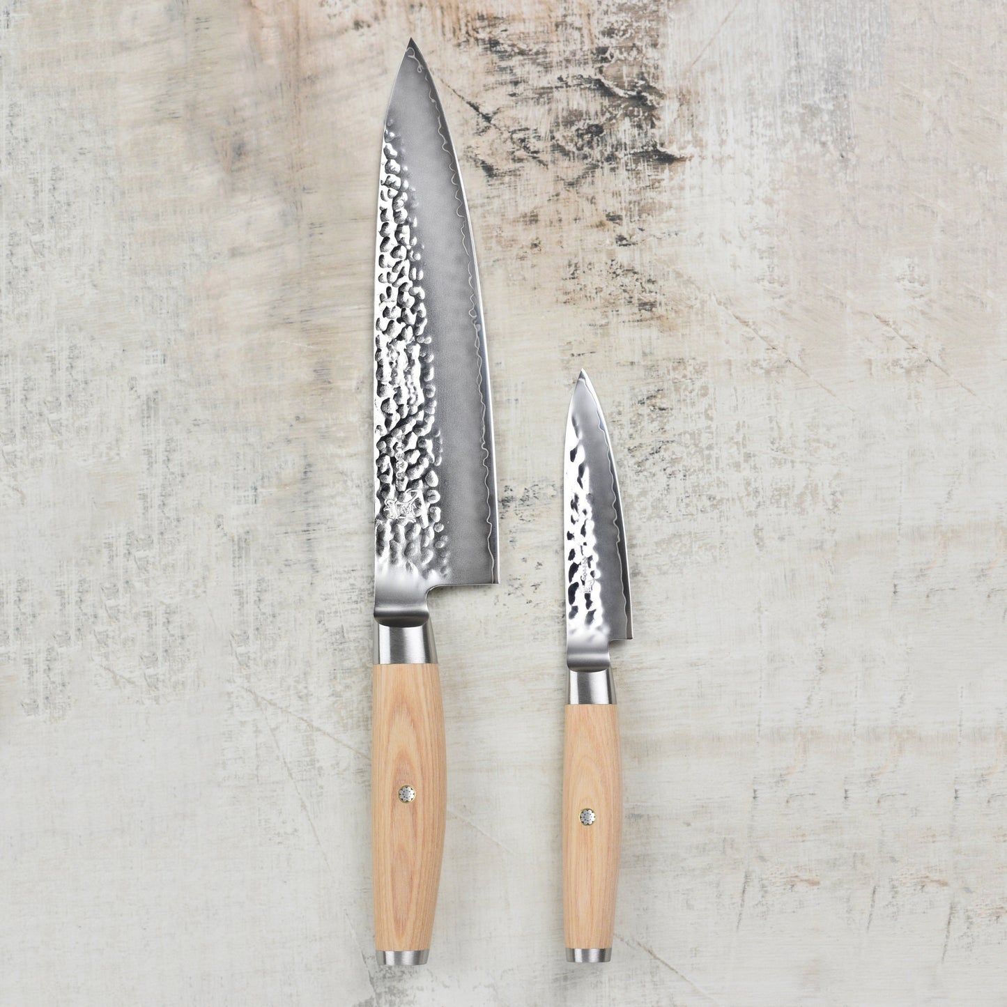 Yaxell Ketu SG2 2 Piece Knife Set, Blonde Handle