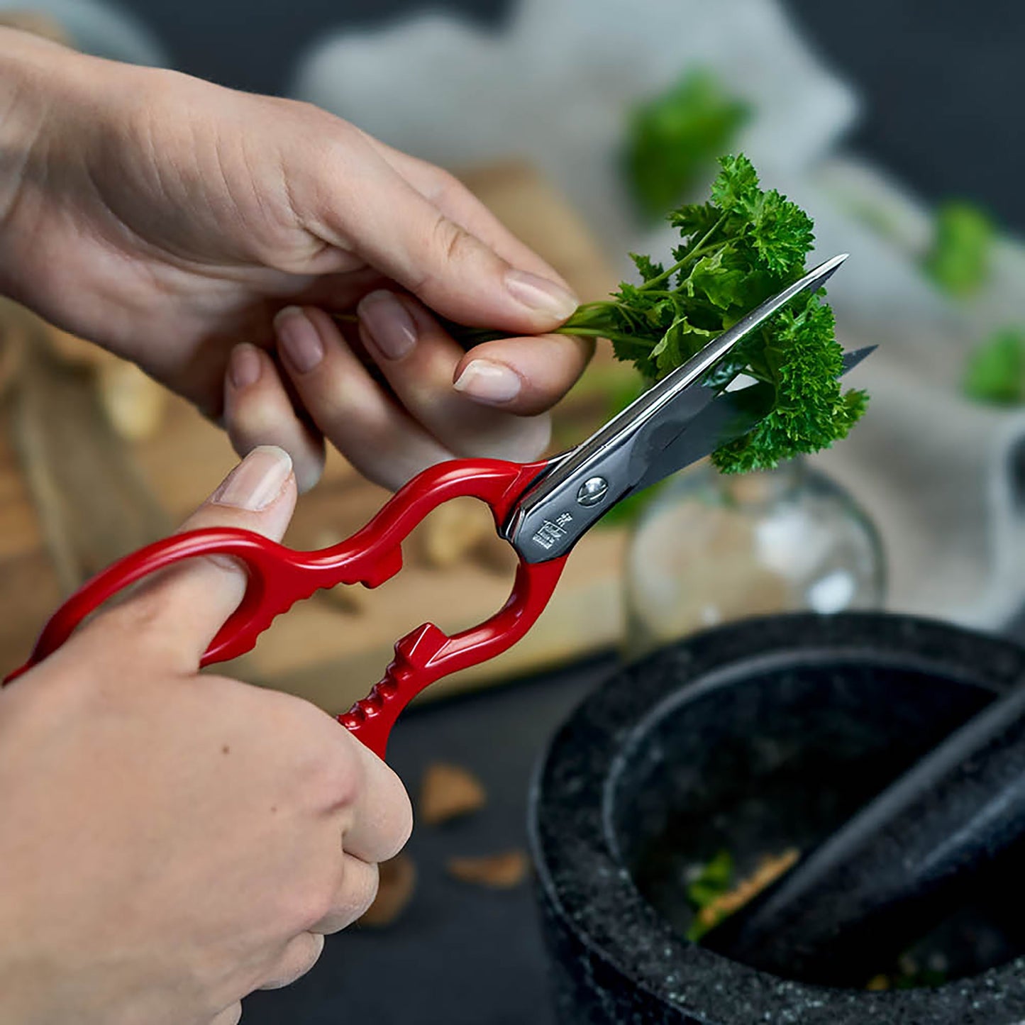 Zwilling Multi-Purpose Kitchen Shears, Red