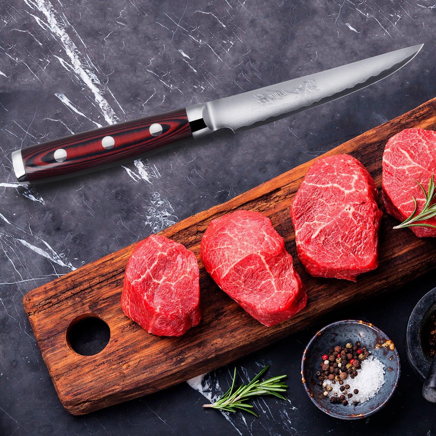 Yaxell Super Gou SG2 6 Piece Steak Knife Set