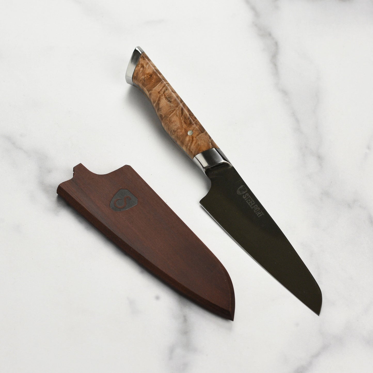 Steelport Oregon Maple Magnetic Sheath for 4" Paring Knife