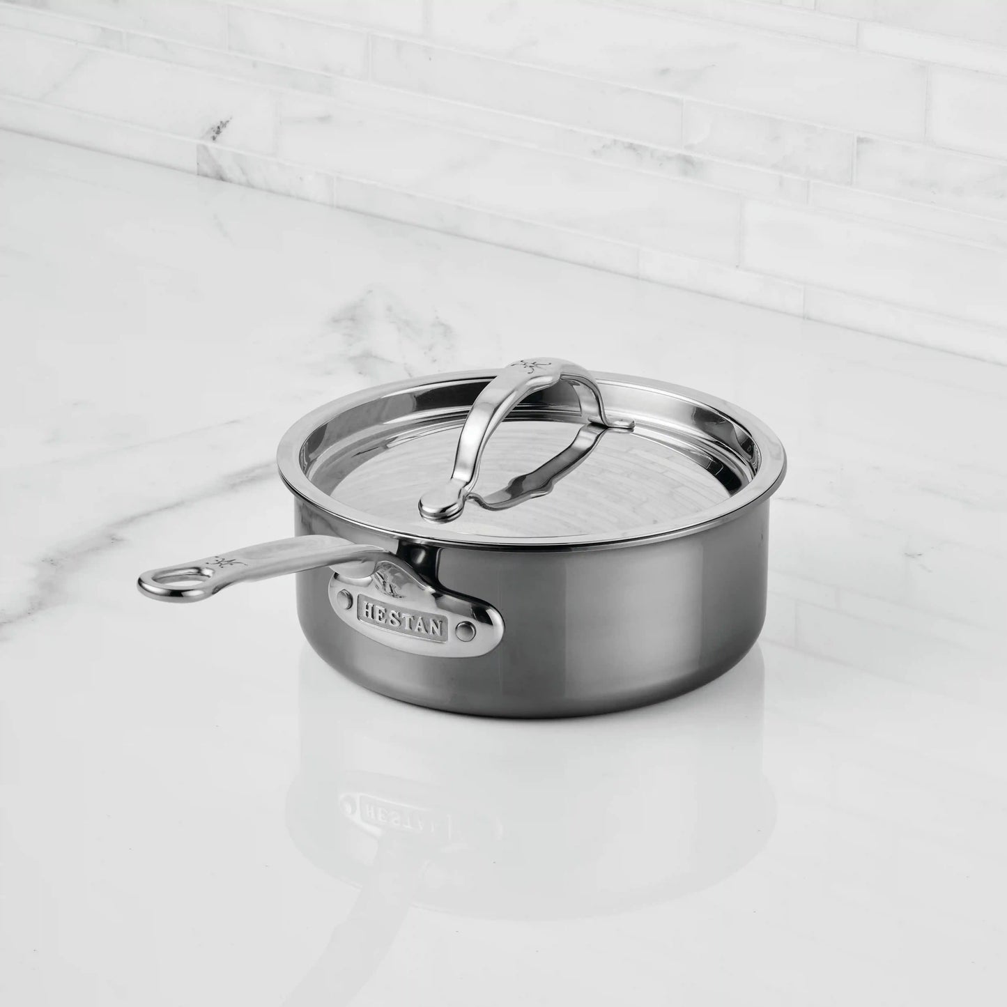 Hestan NanoBond 1.5-quart Titanium Stainless Steel Saucepan