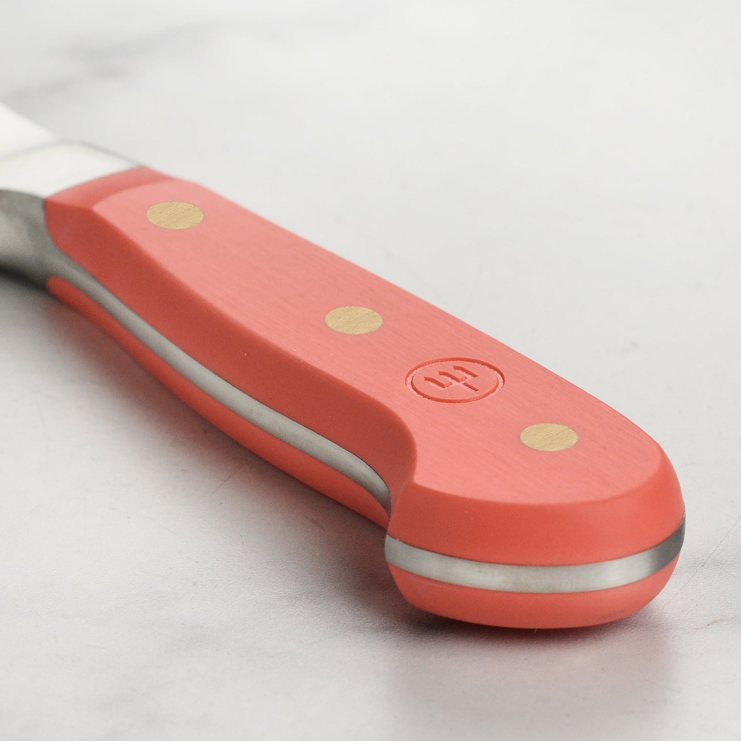 Wusthof Classic Coral Peach 7" Hollow Edge Santoku Knife