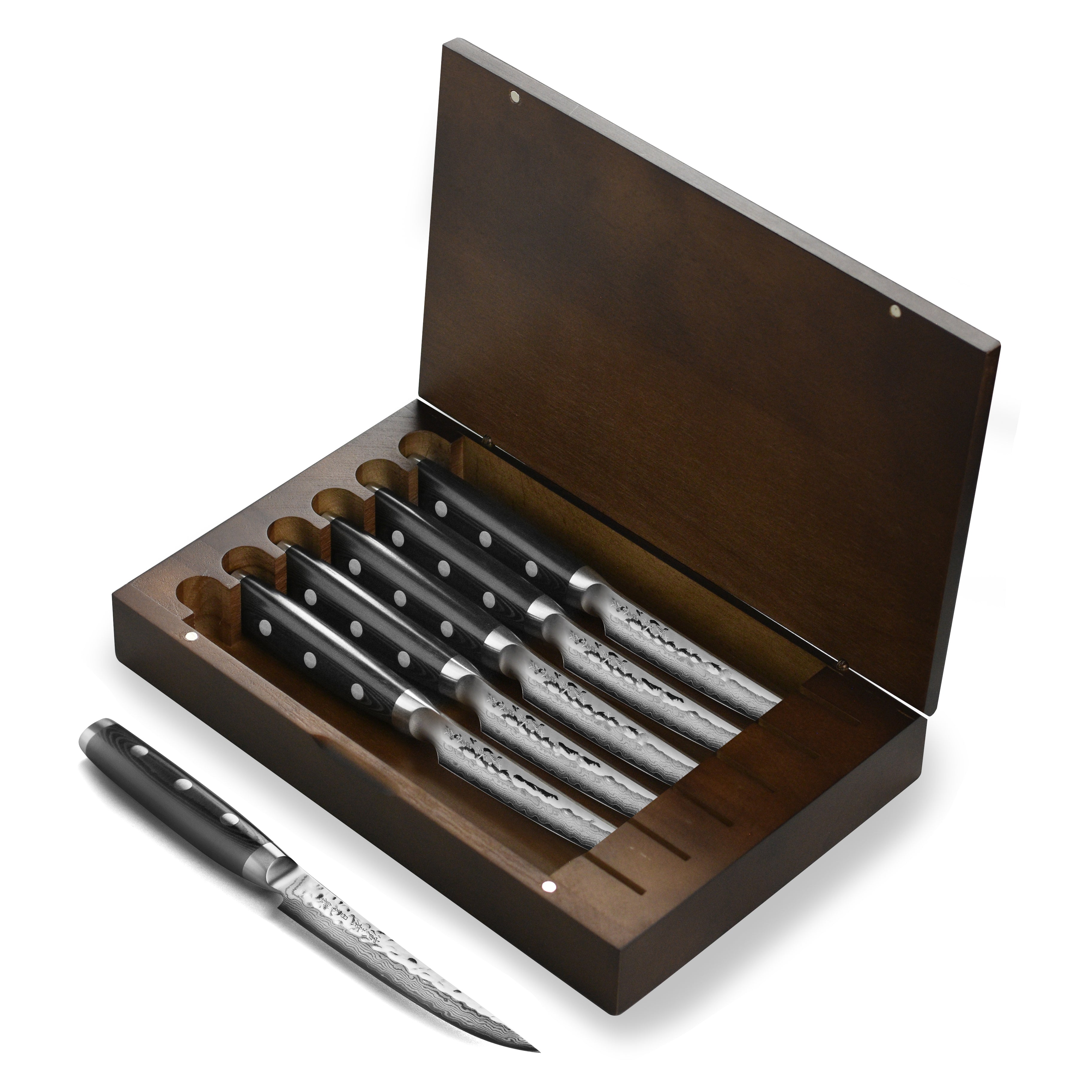 Enso HD 6 Piece Steak Knife Set with Case