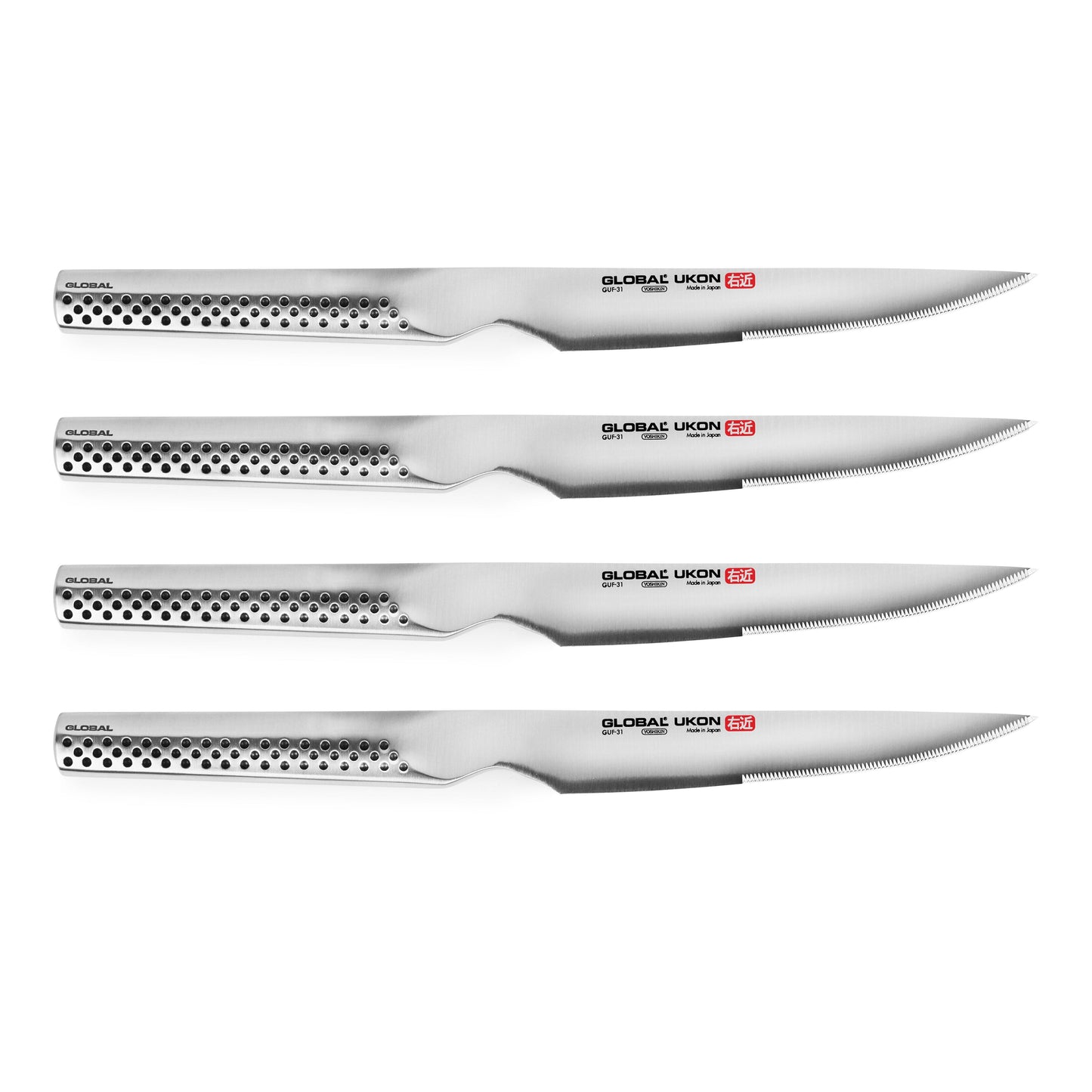 Global Ukon 4 Piece Steak Knife Set
