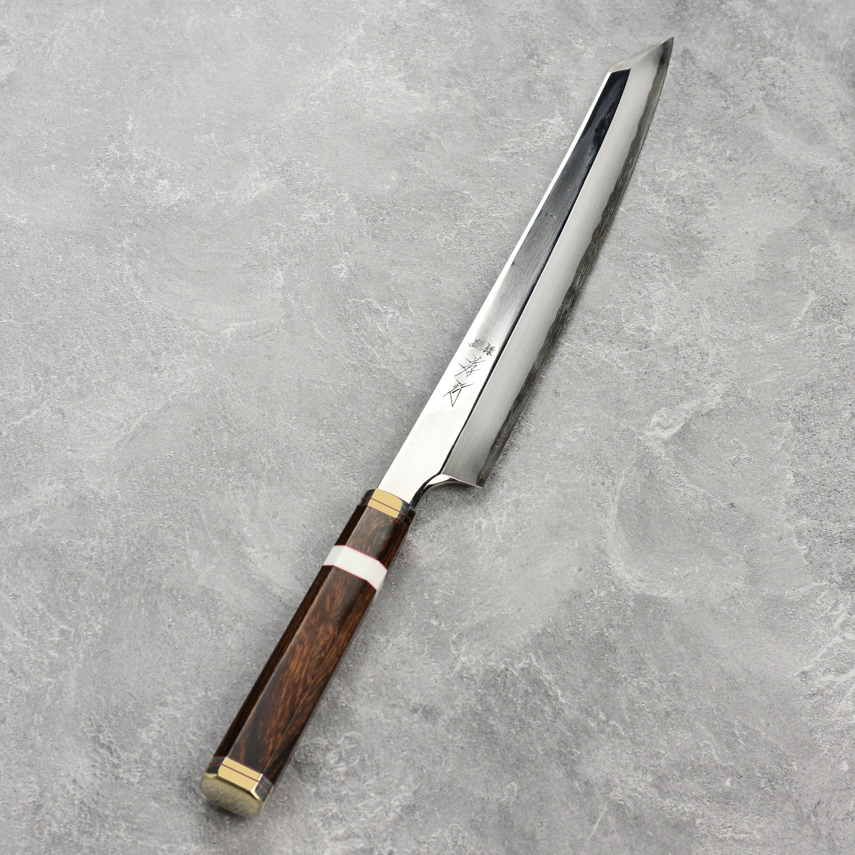 Takayuki Shiden Ginsan Single-Bevel 10.6" Kengata Yanagiba