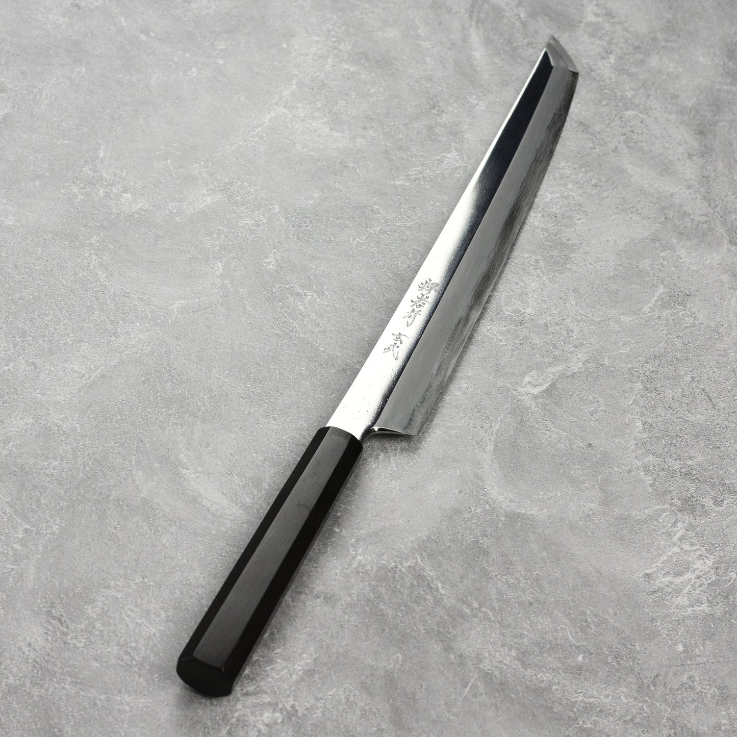Takayuki x Itsuo Doi Genbu Aogami #2 Single-Bevel 11.8" Sakimaru Takohiki with Saya