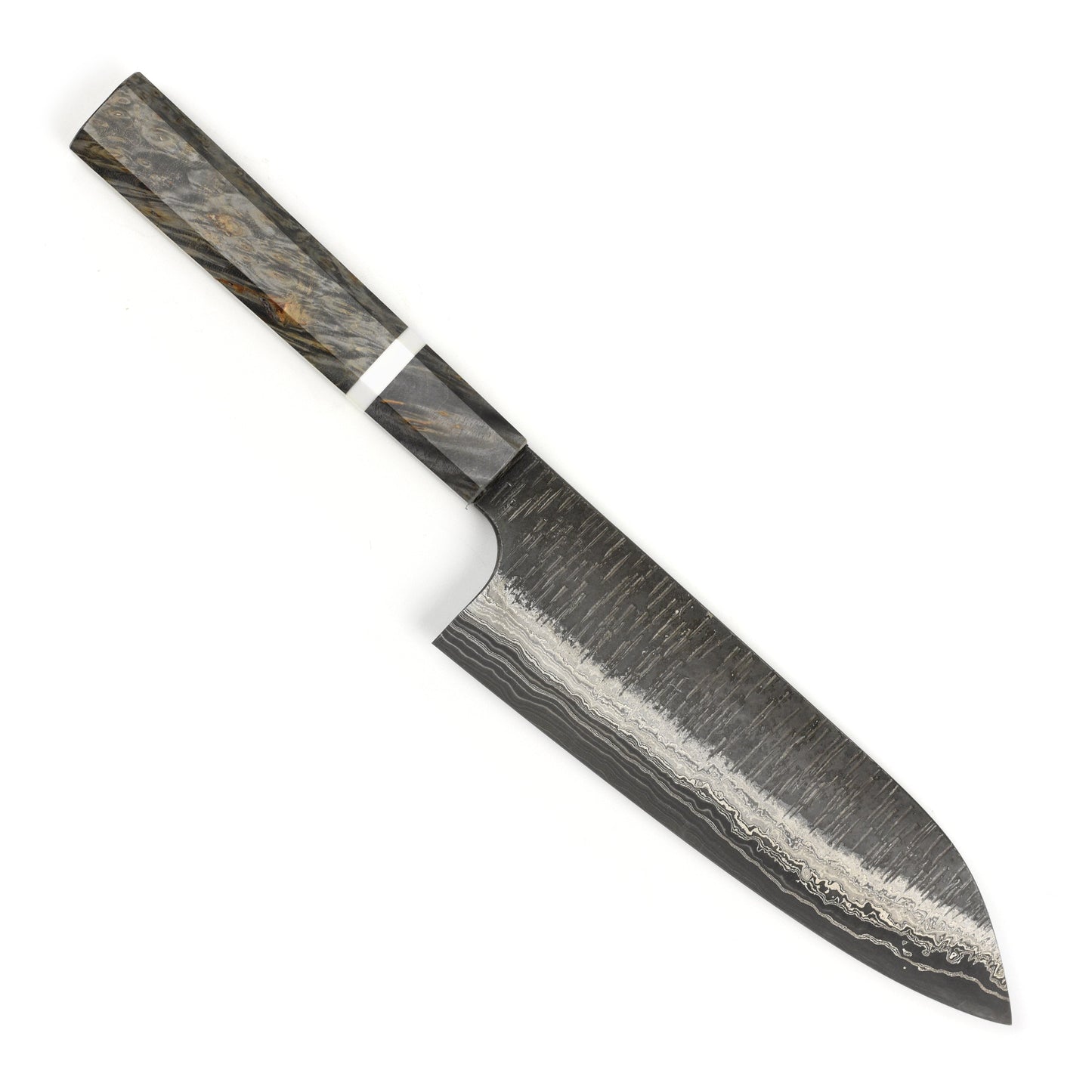 Hatsukokoro x Nigara Itadaki Coreless Damascus 7" Santoku