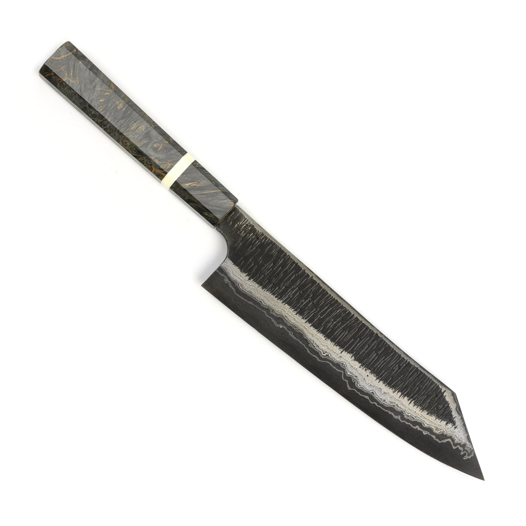 Hatsukokoro x Nigara Itadaki Coreless Damascus 8.25" Kiritsuke Gyuto
