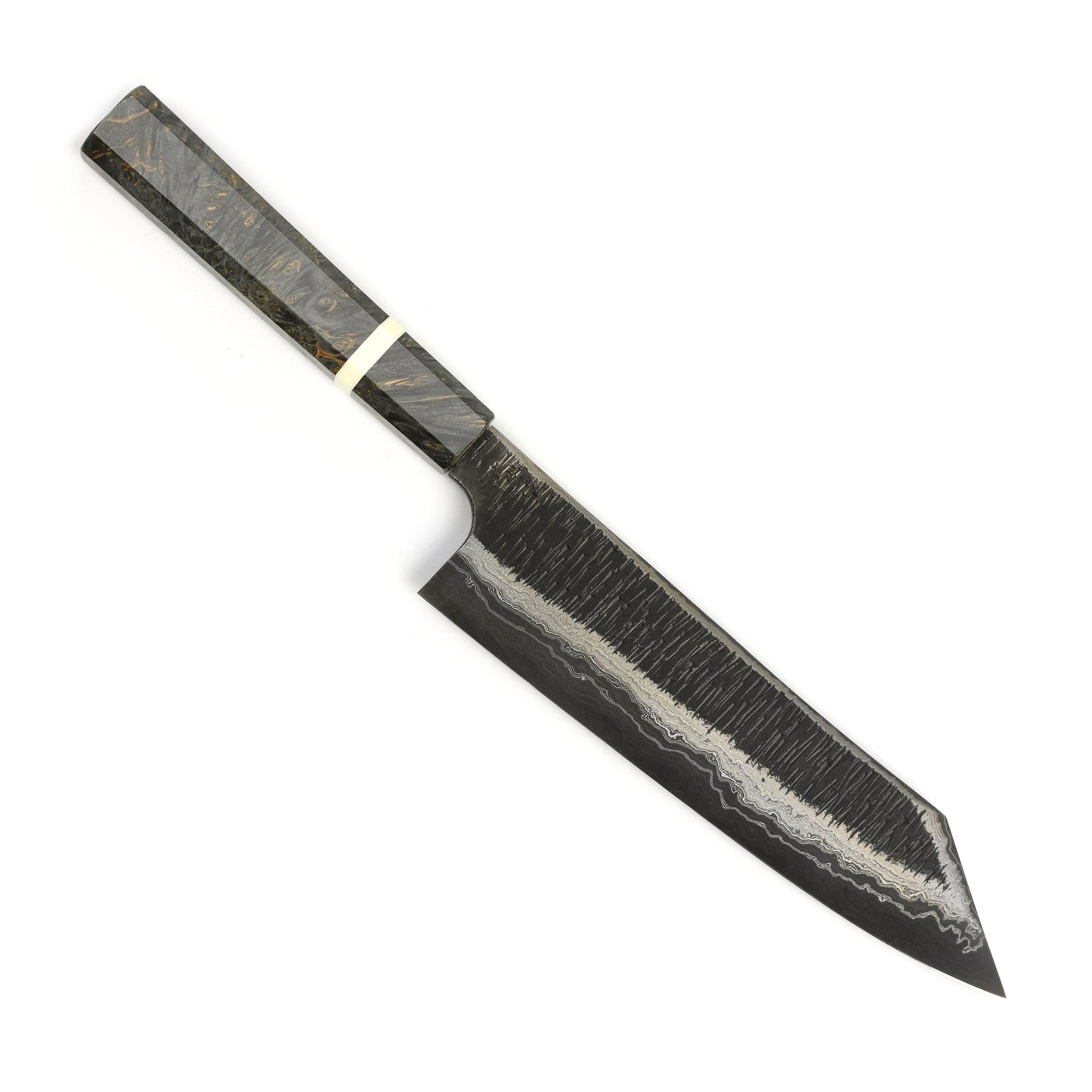 Hatsukokoro x Nigara Itadaki Coreless Damascus 8.25" Kiritsuke Gyuto