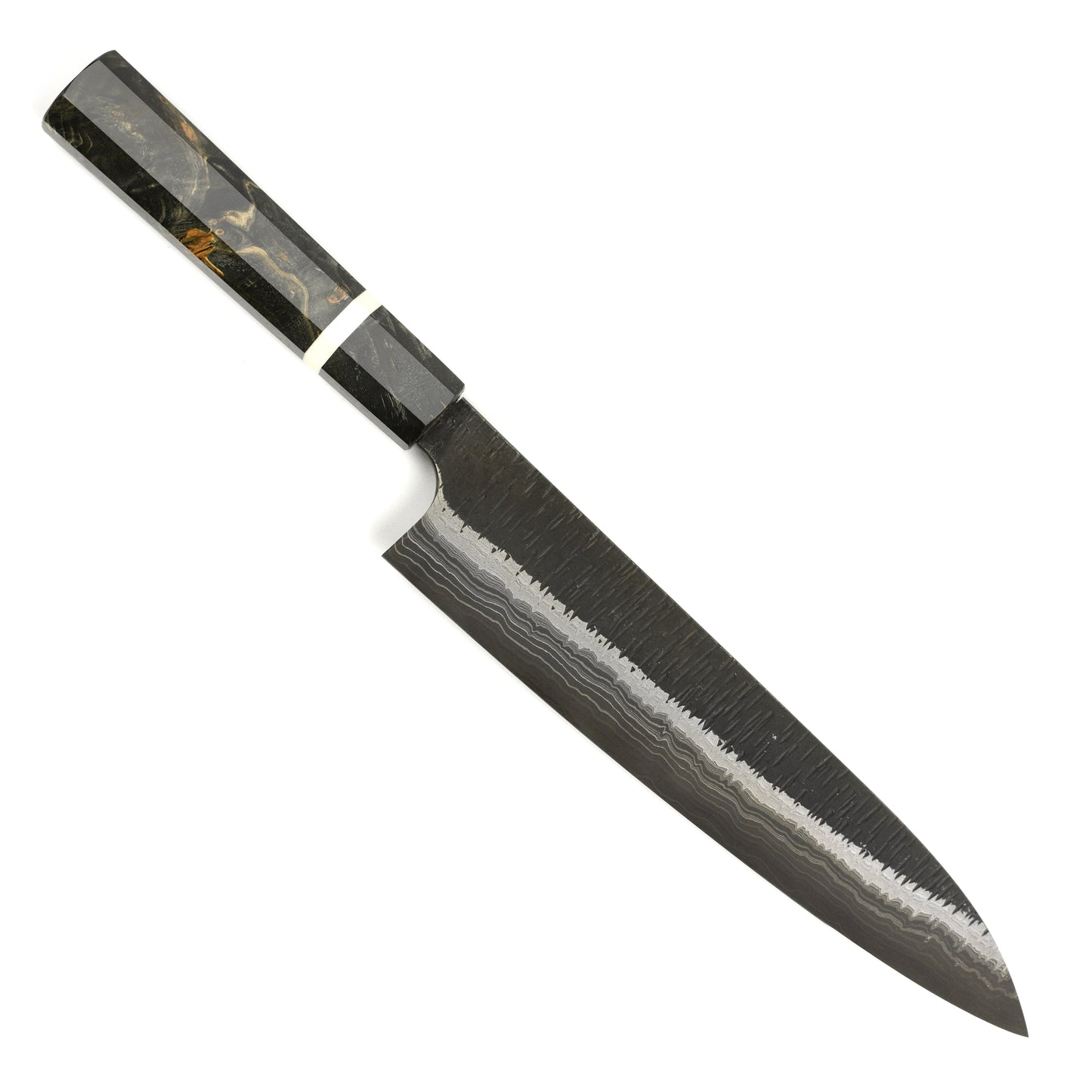 Hatsukokoro x Nigara Itadaki Coreless Damascus 9.4" Gyuto