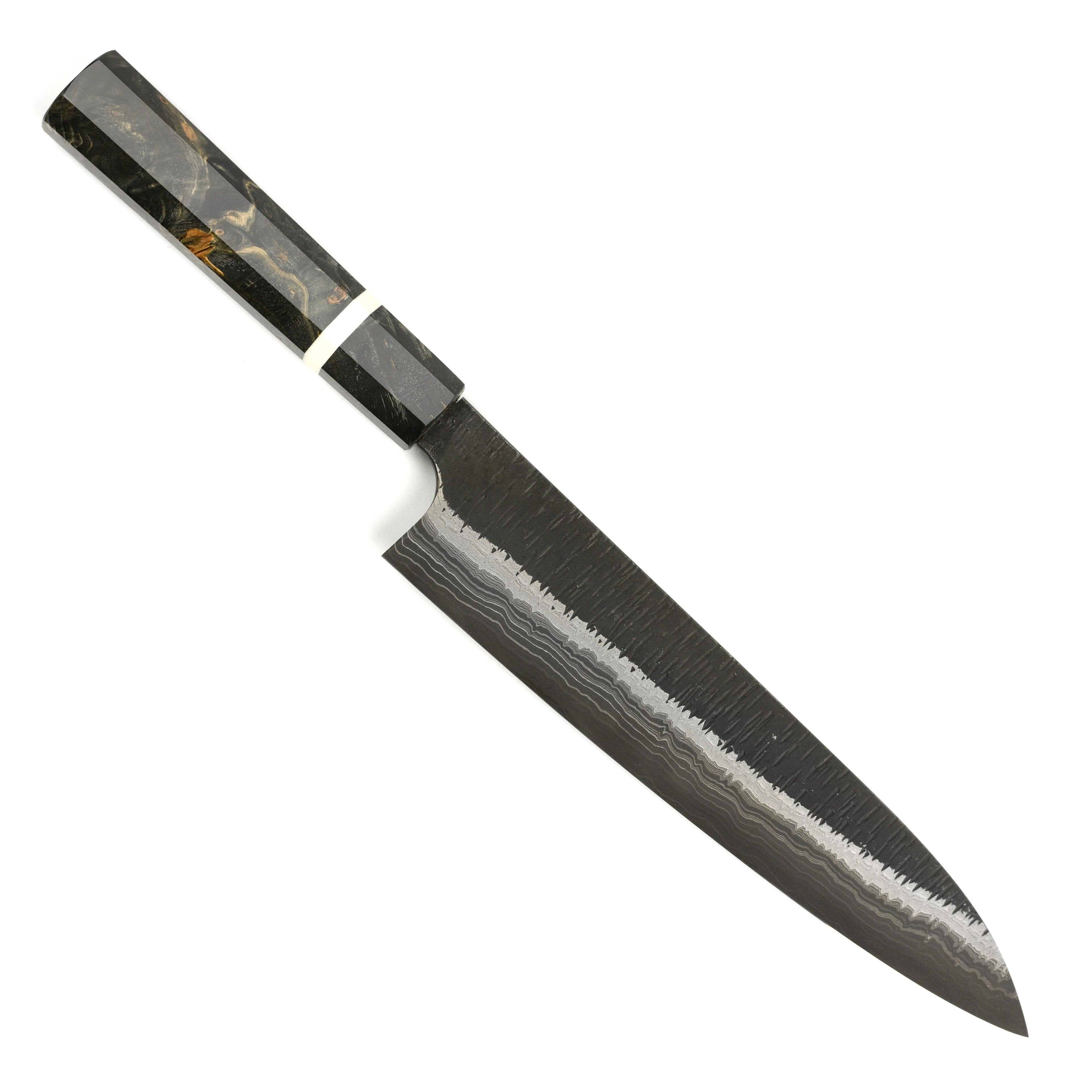 Hatsukokoro x Nigara Itadaki Coreless Damascus 9.4" Gyuto
