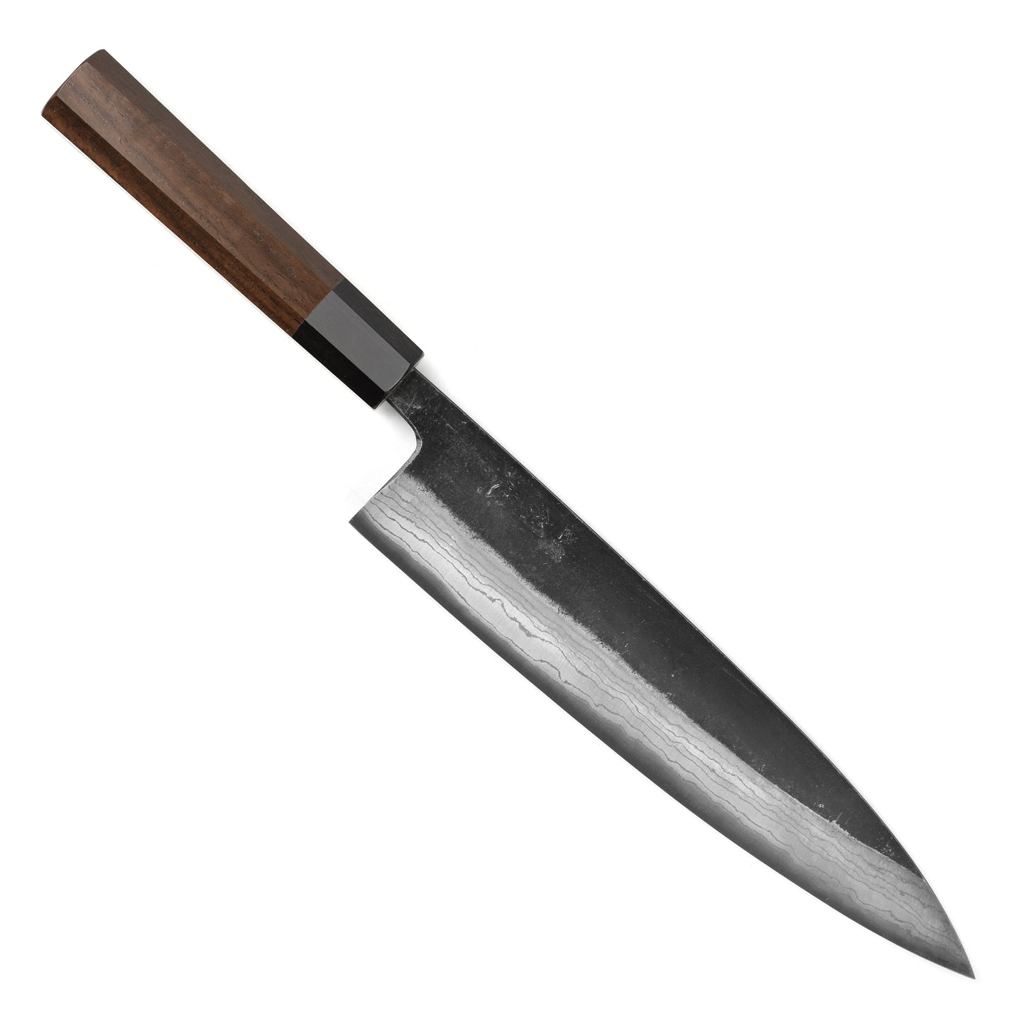Hatsukokoro Kumokage Aogami Kurouchi Damascus 9.4" Gyuto
