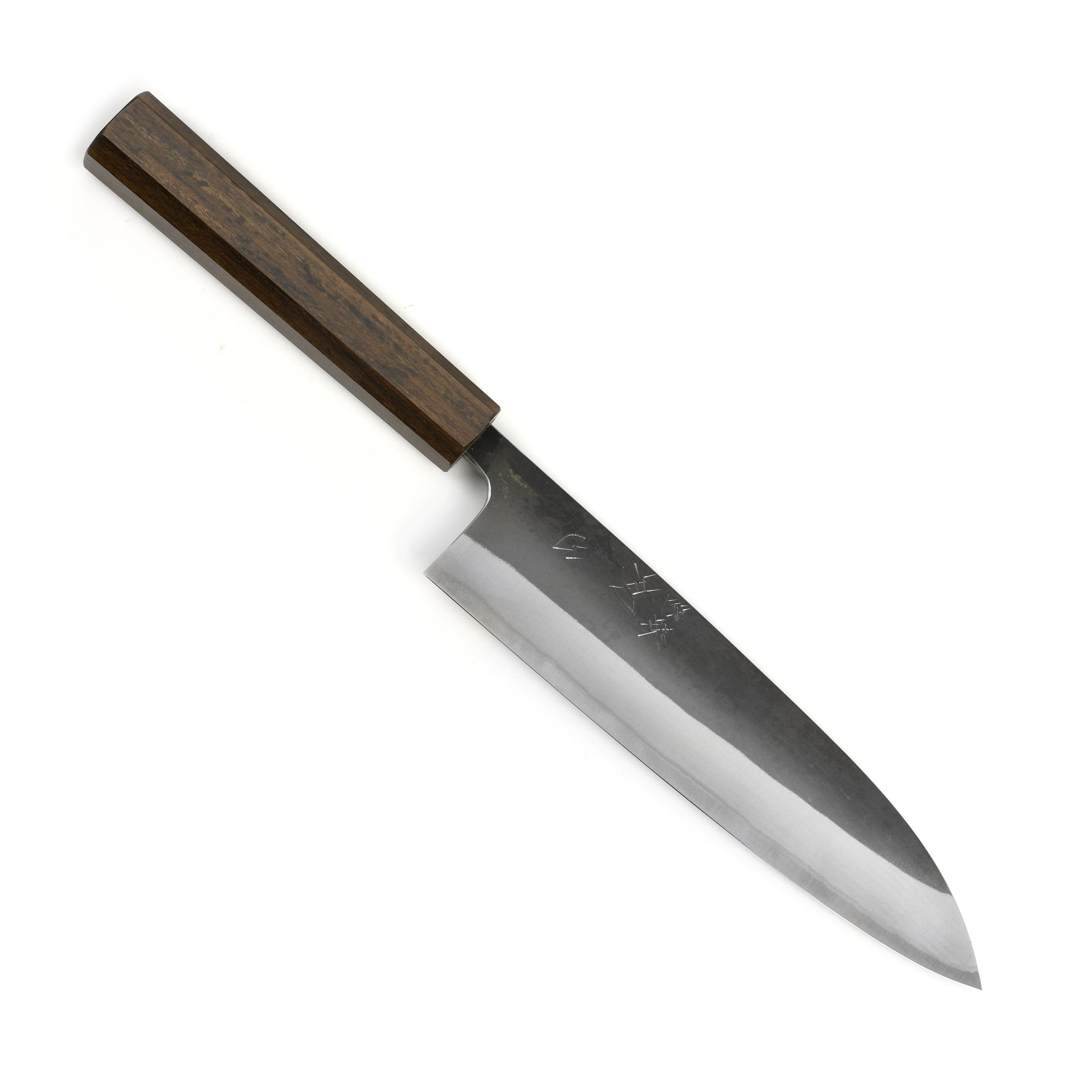 Hatsukokoro Kurokaze Shirogami #2 Kurouchi 7" Gyuto