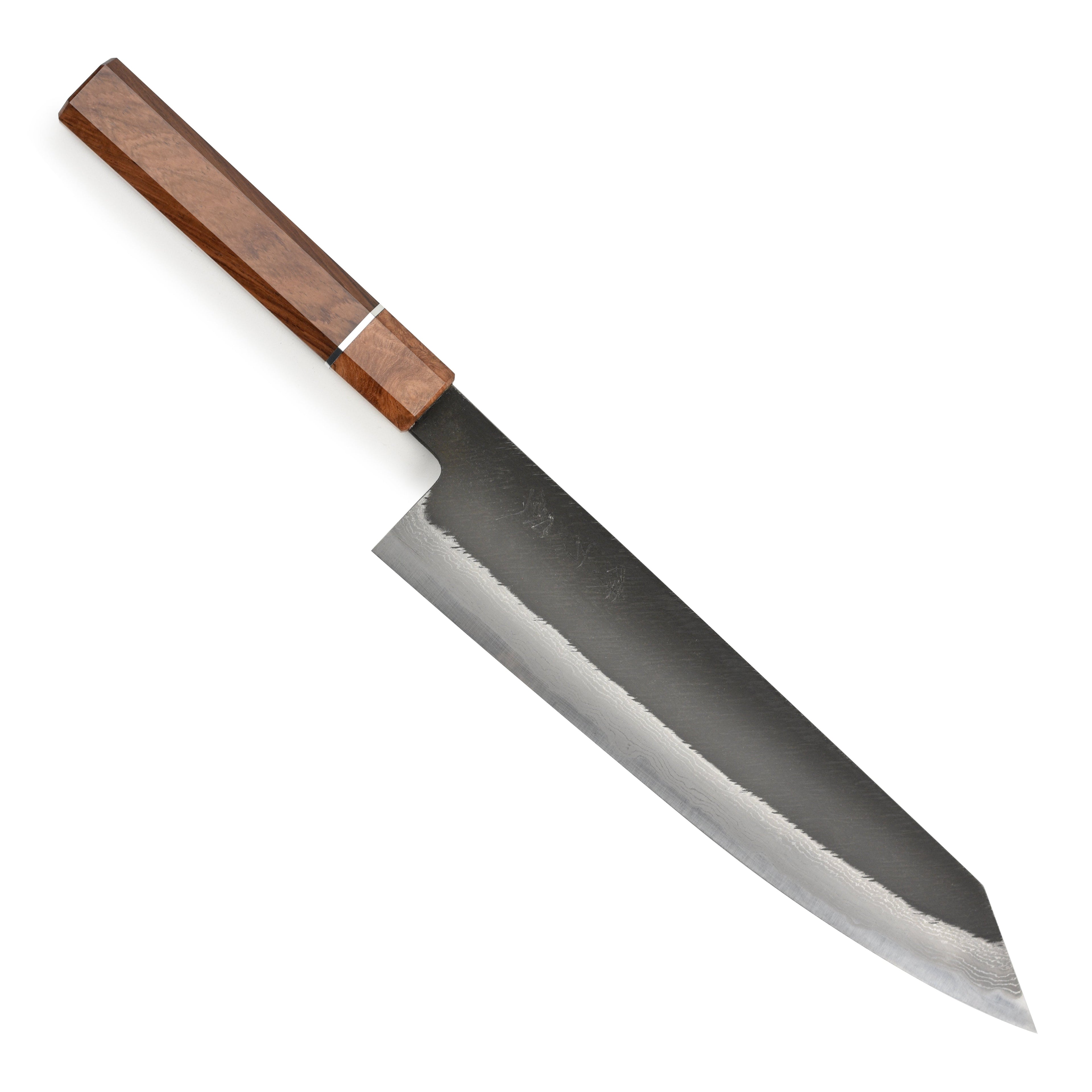 Hinoura Shirogami #2 Matsuba Damascus 9.4" Kiritsuke Gyuto