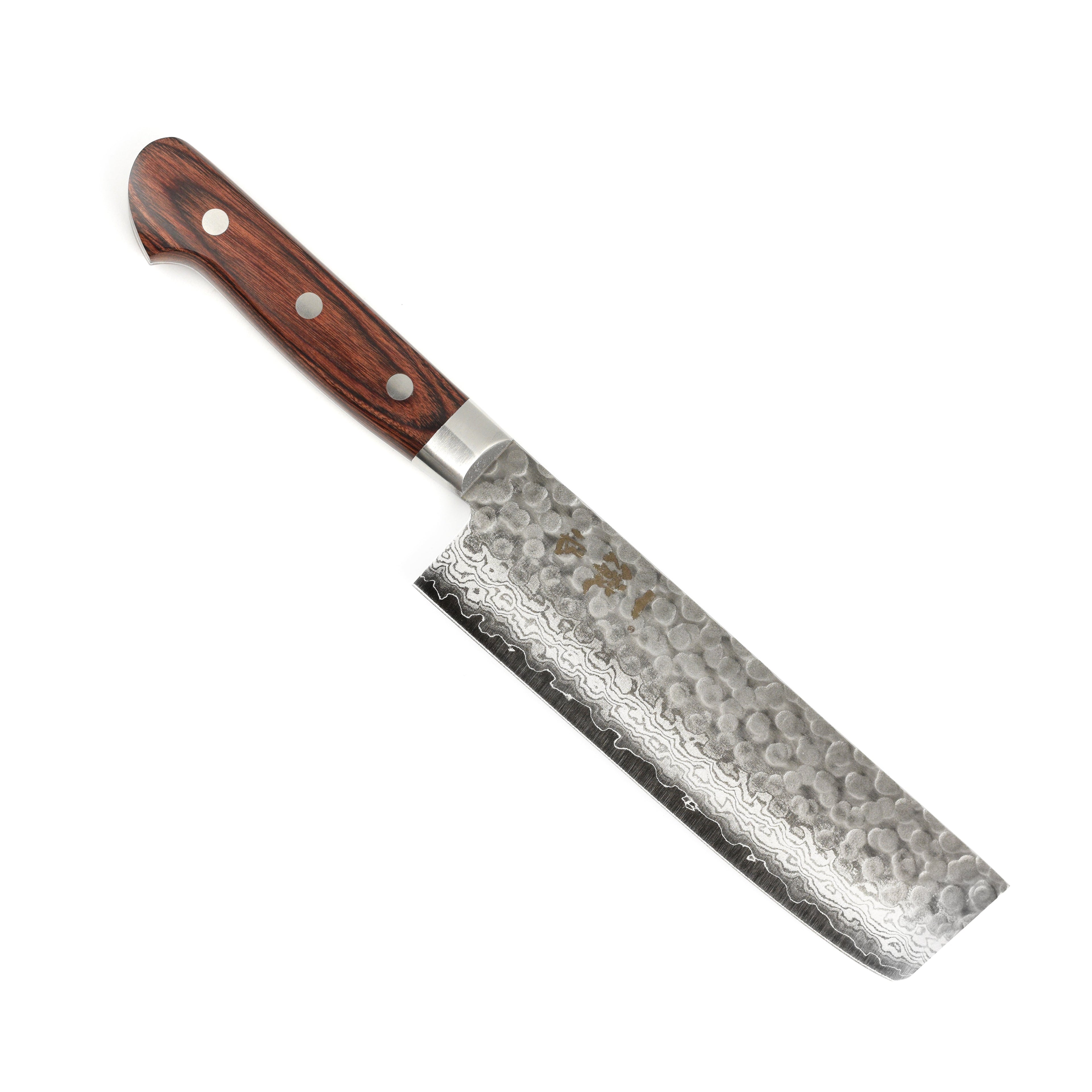 Ittetsu VG10 Hammered Damascus 6.3" Nakiri