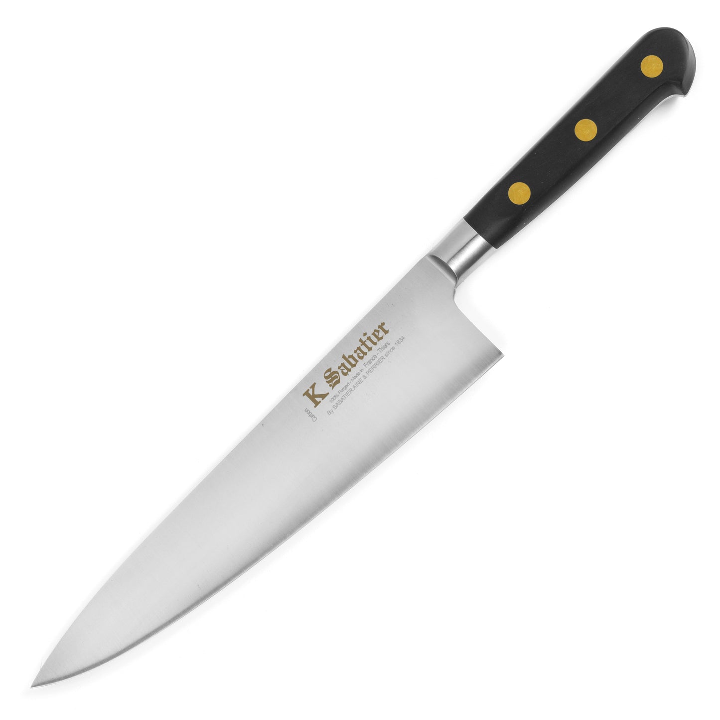 K Sabatier Au Carbone Bolsterless 8.75" Chef's Knife
