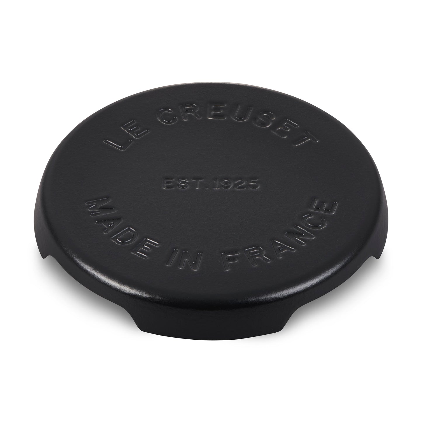 Le Creuset Signature Cast Iron 8.8" Licorice Round Trivet