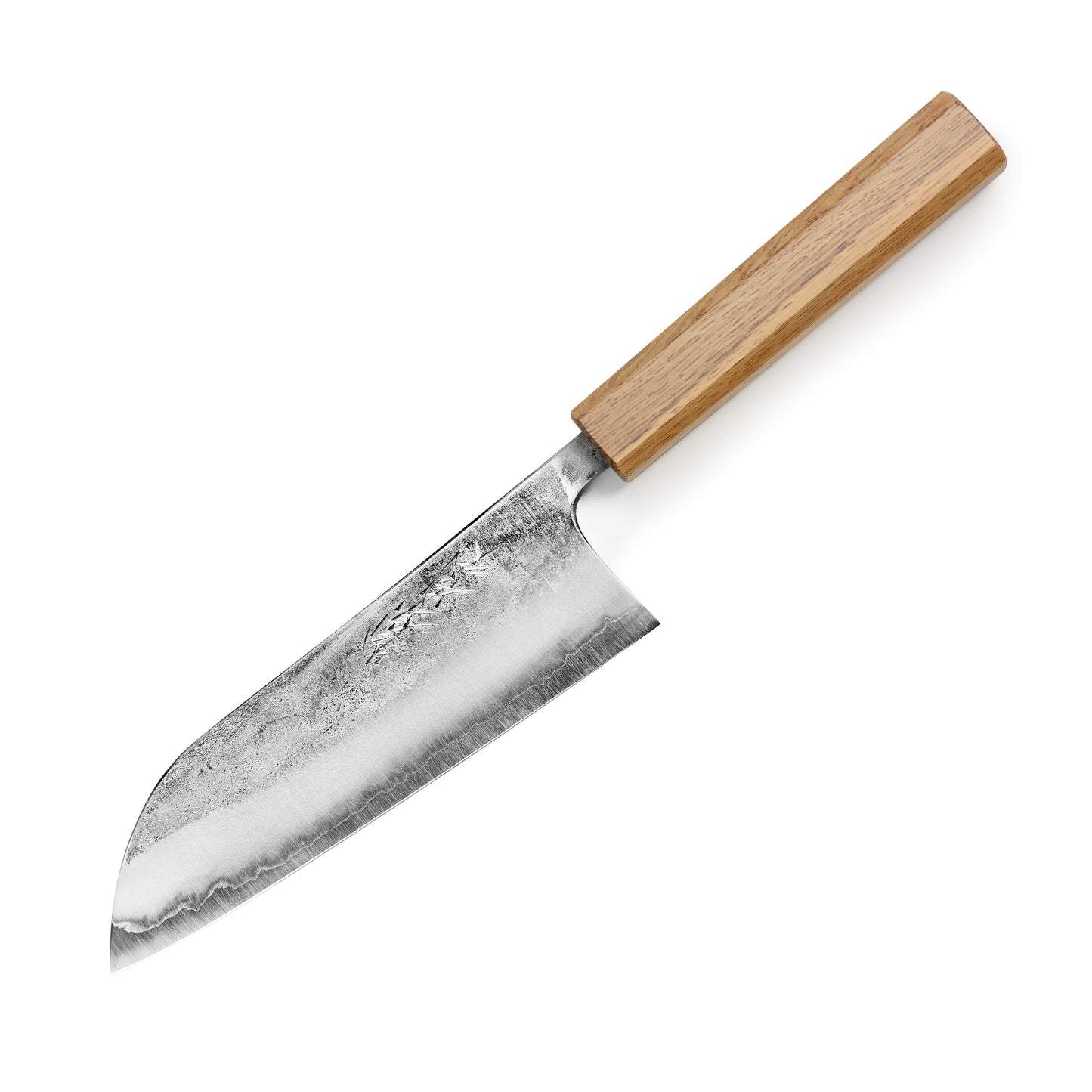 Matsubara Aogami #2 Nashiji Stainless Clad 6.7" Santoku