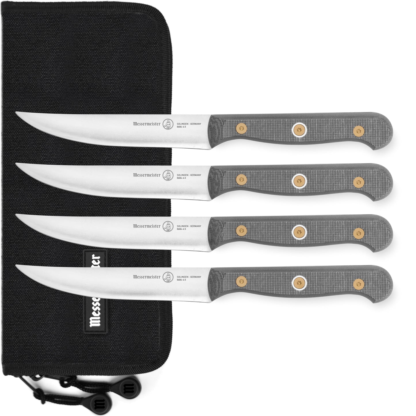 Messermeister Custom Micarta 4 Piece Steak Knife Set
