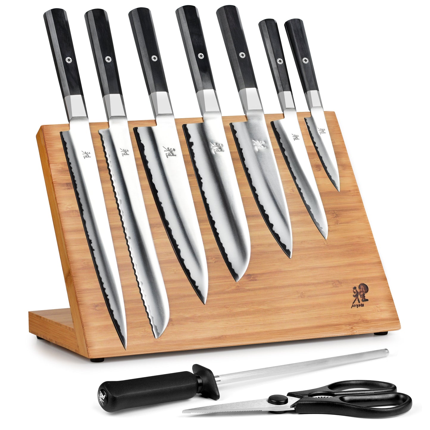 Miyabi Koh 10 Piece Magnetic Knife Stand Set