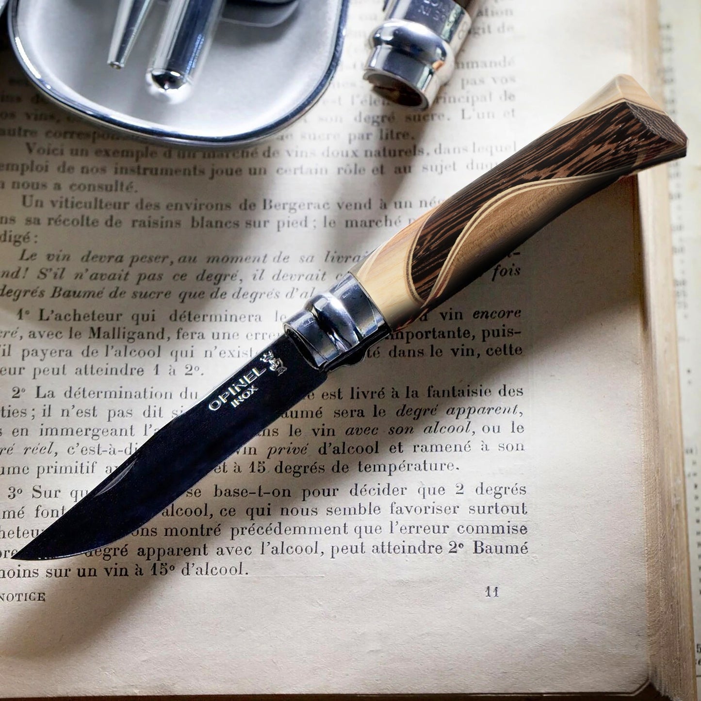 Opinel No. 8 Bruno Chaperon Edition Stainless Folding Knife