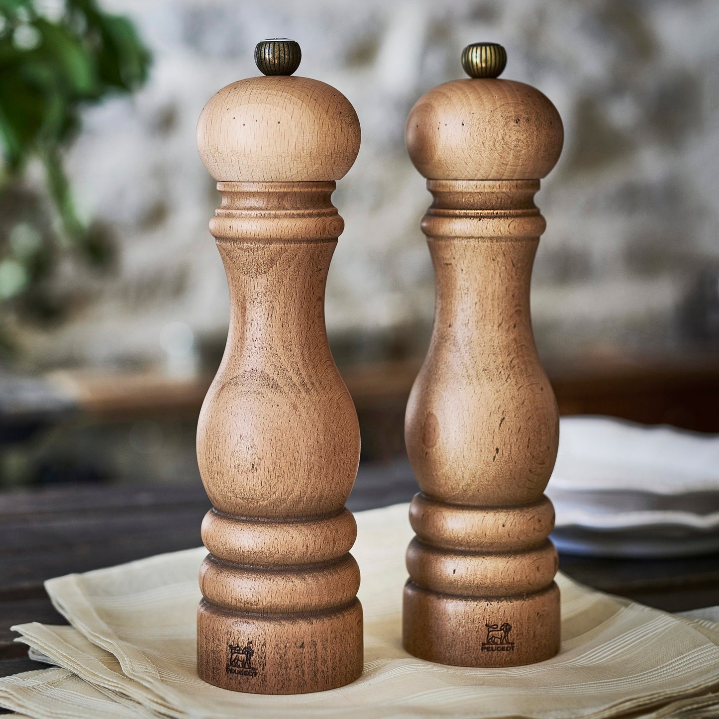 Peugeot Paris Antique 8.75" Salt & Pepper Mill Set