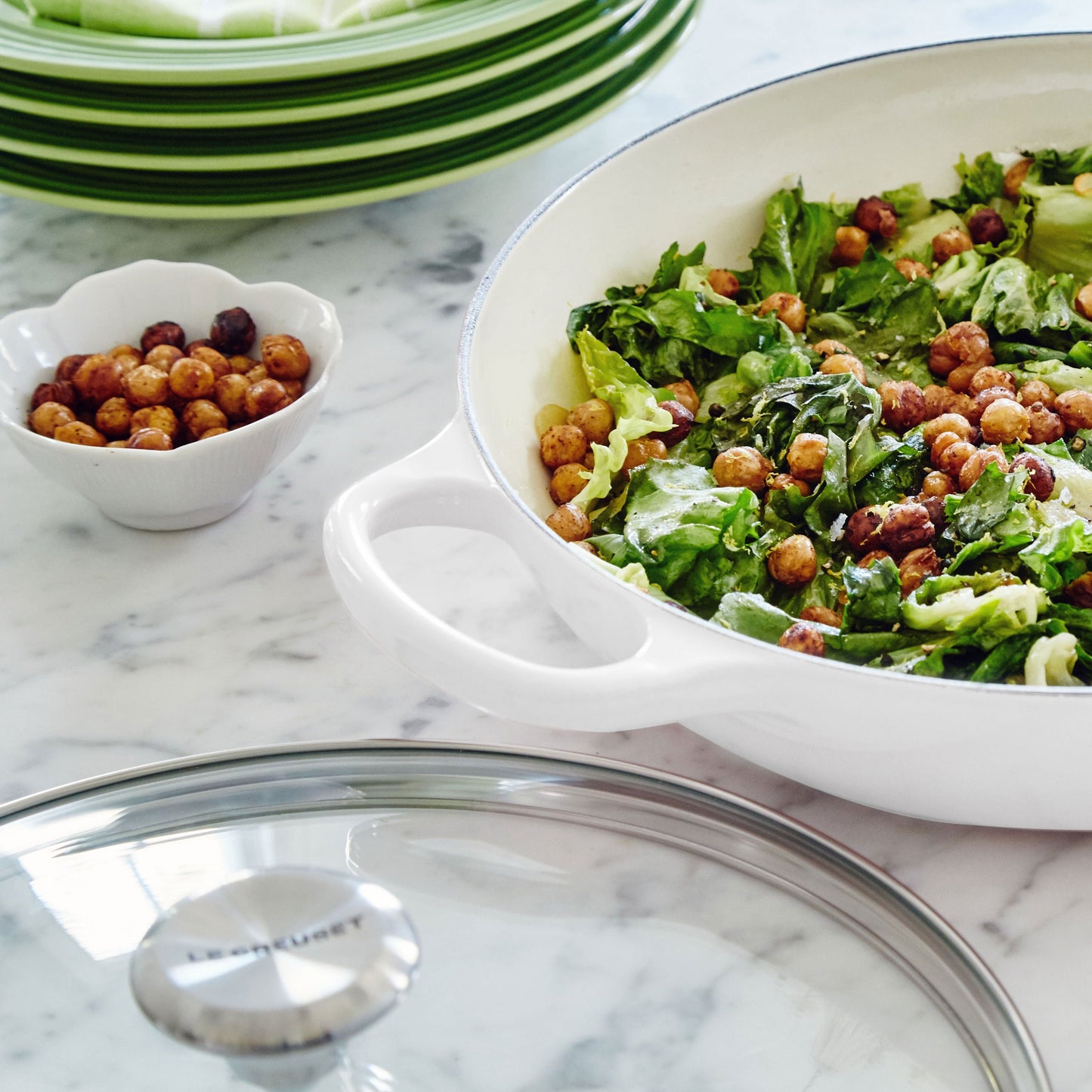 Le Creuset 8" Tempered Glass Lid with Stainless Steel Knob
