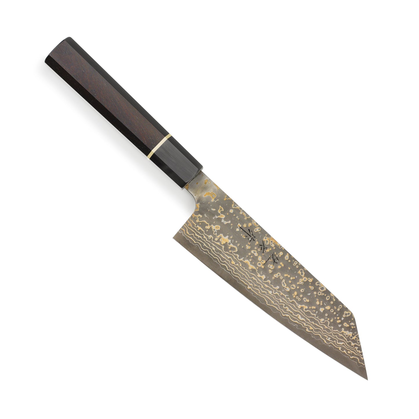 Saji Black Gold Damascus 6.7" Bunka