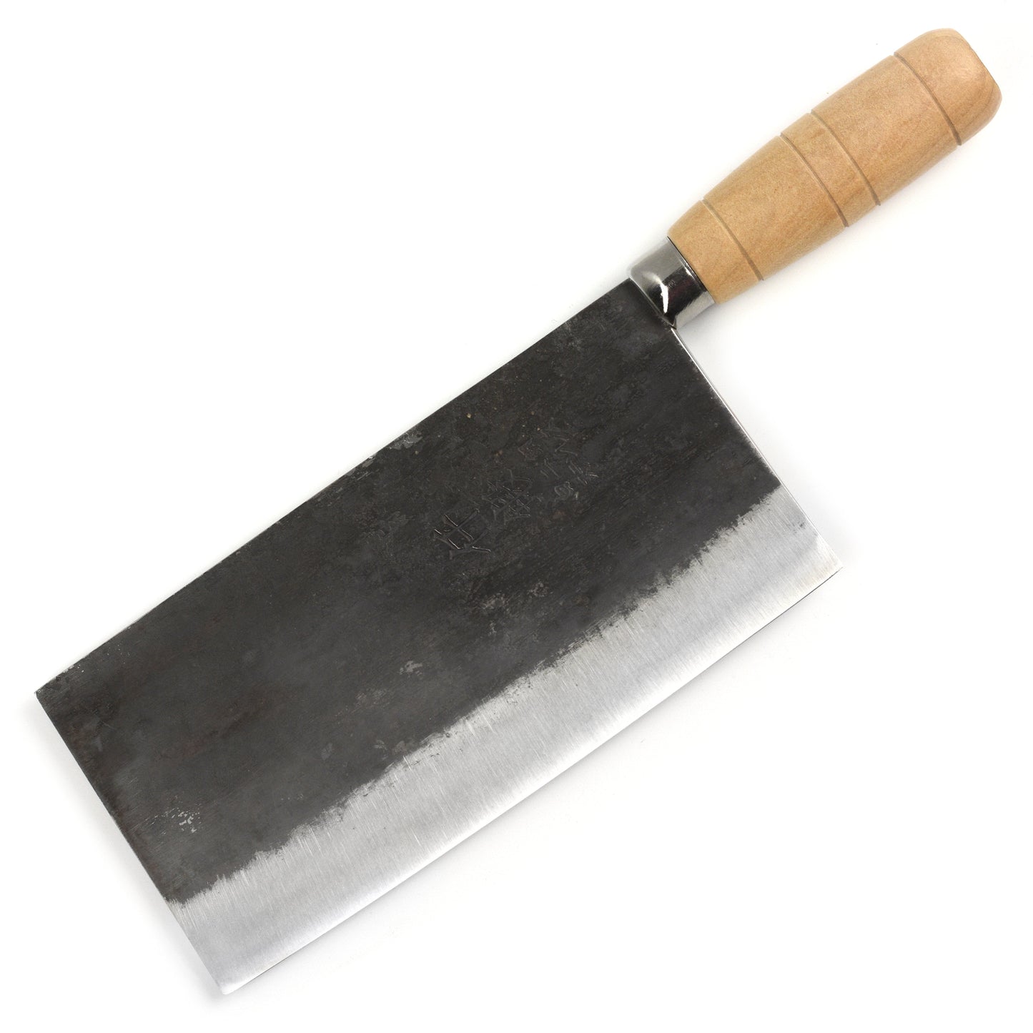 Sentan Forged Shirogami #2 Stainless Clad 7.5" Chinese Cleaver, Kurouchi