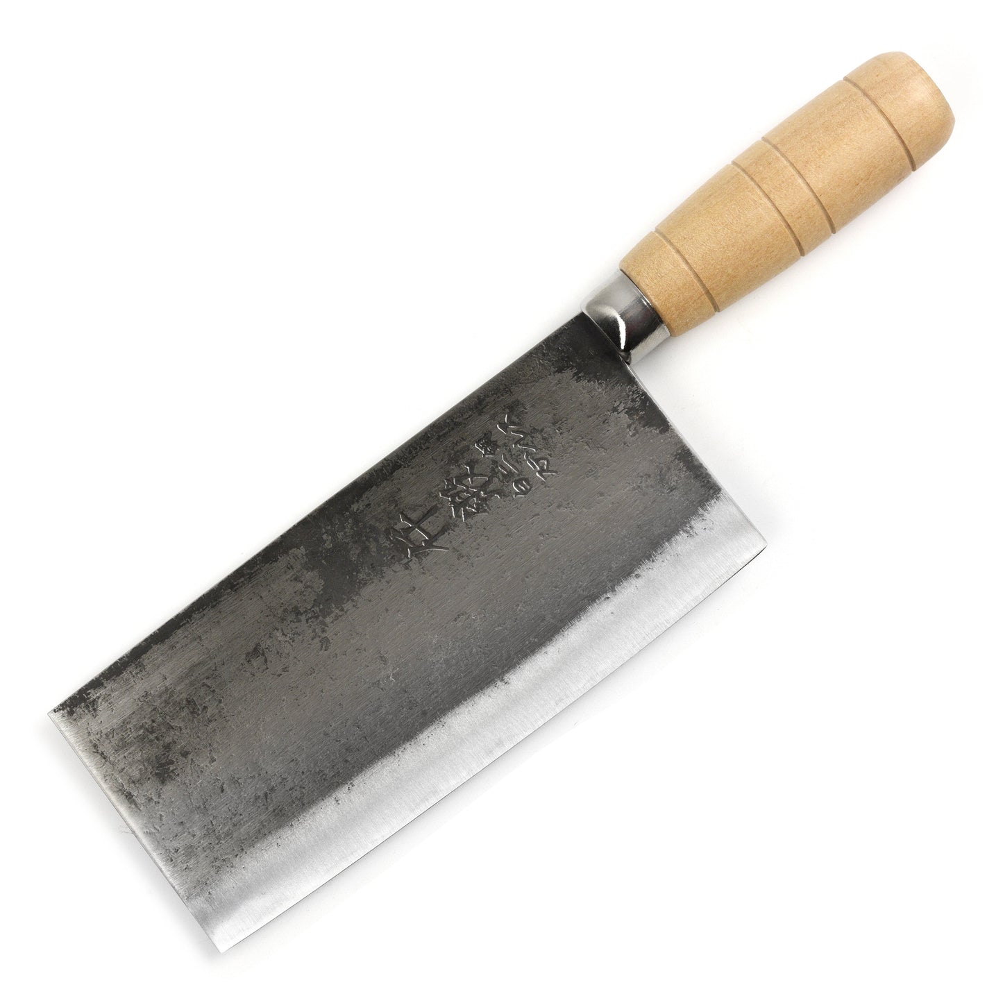 Sentan Forged Shirogami #2 Stainless Clad 6.7" Chinese Cleaver, Migaki