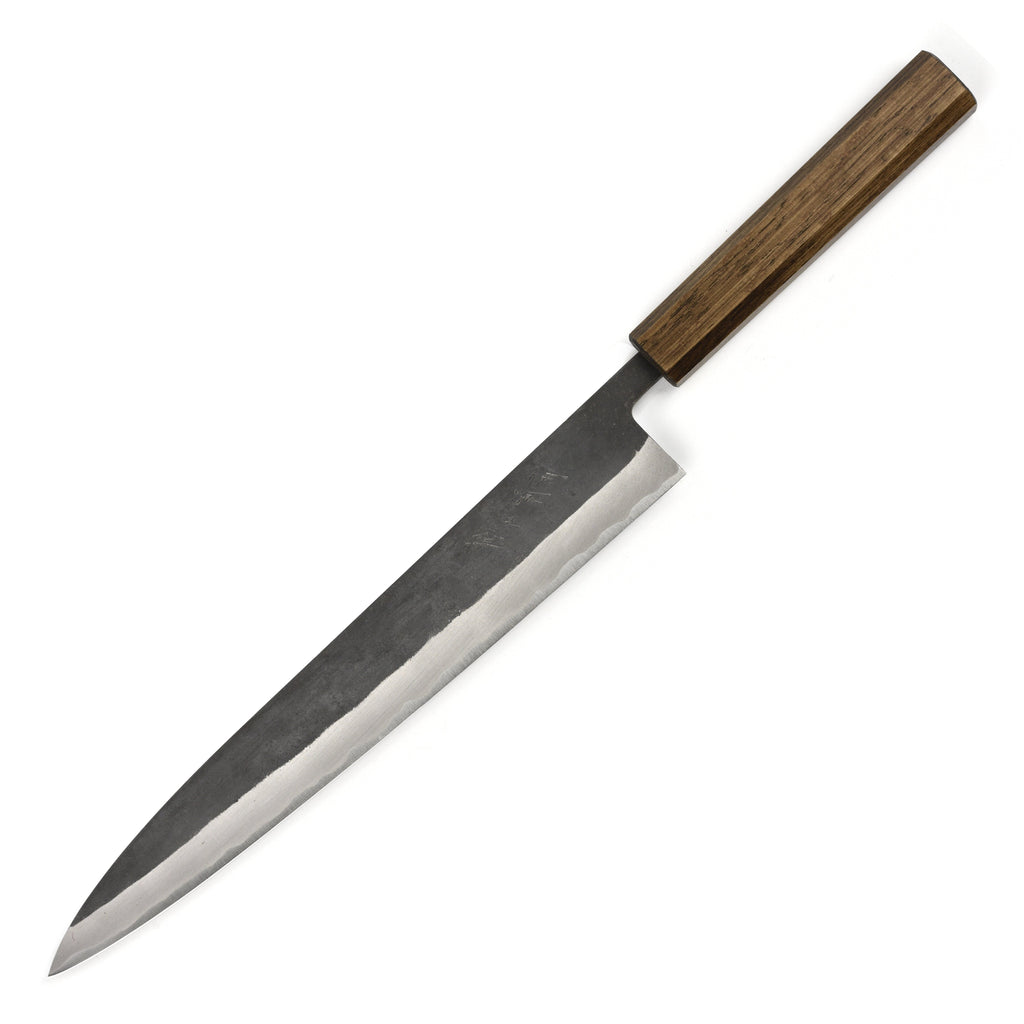 Shiro Kamo Aogami Super Kurouchi Stainless Clad 10.6" Sujihiki