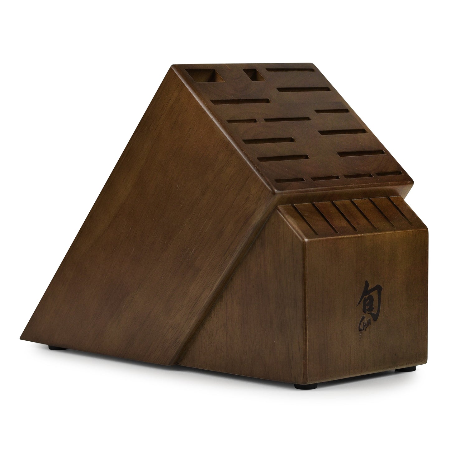 Shun 22 Slot Knife Block, Walnut Finish
