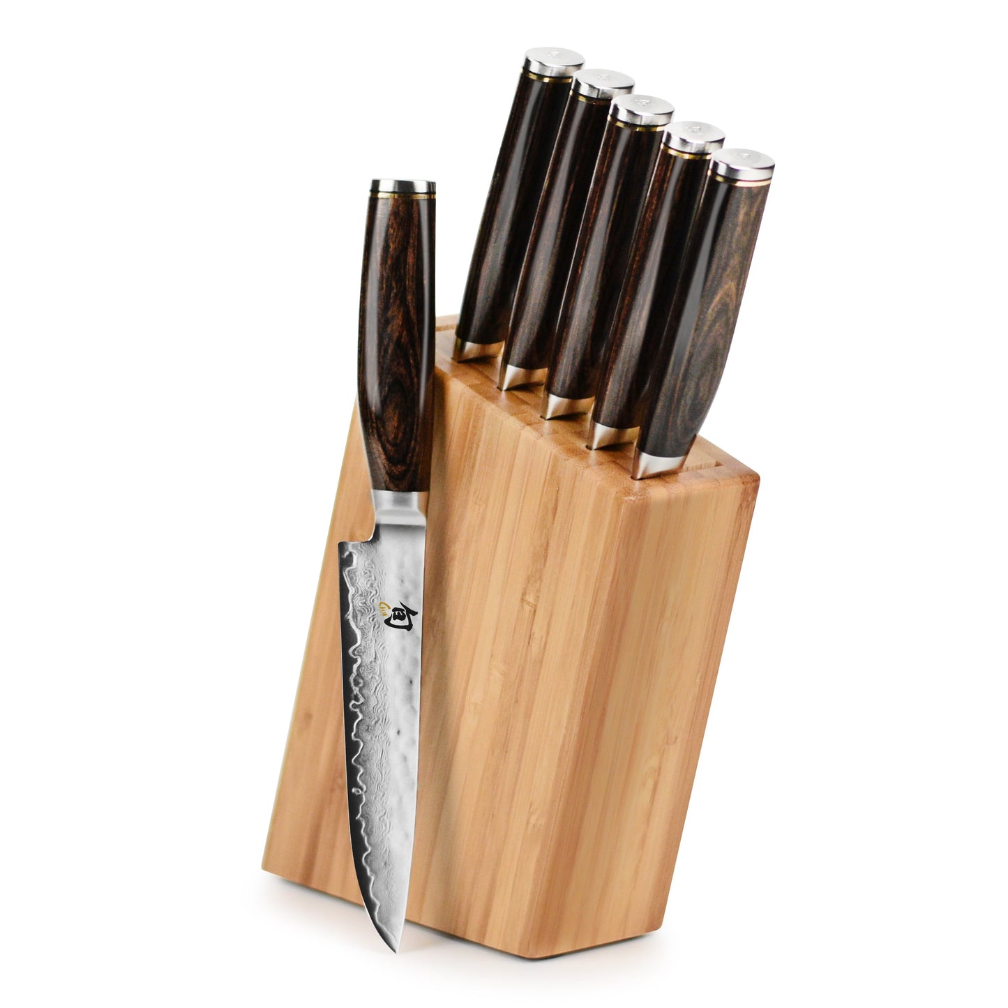 Shun Premier 6 Piece Steak Knife Set with Block