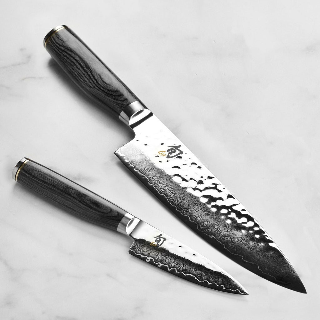 Shun Premier Grey Chef's & Paring Knife Set