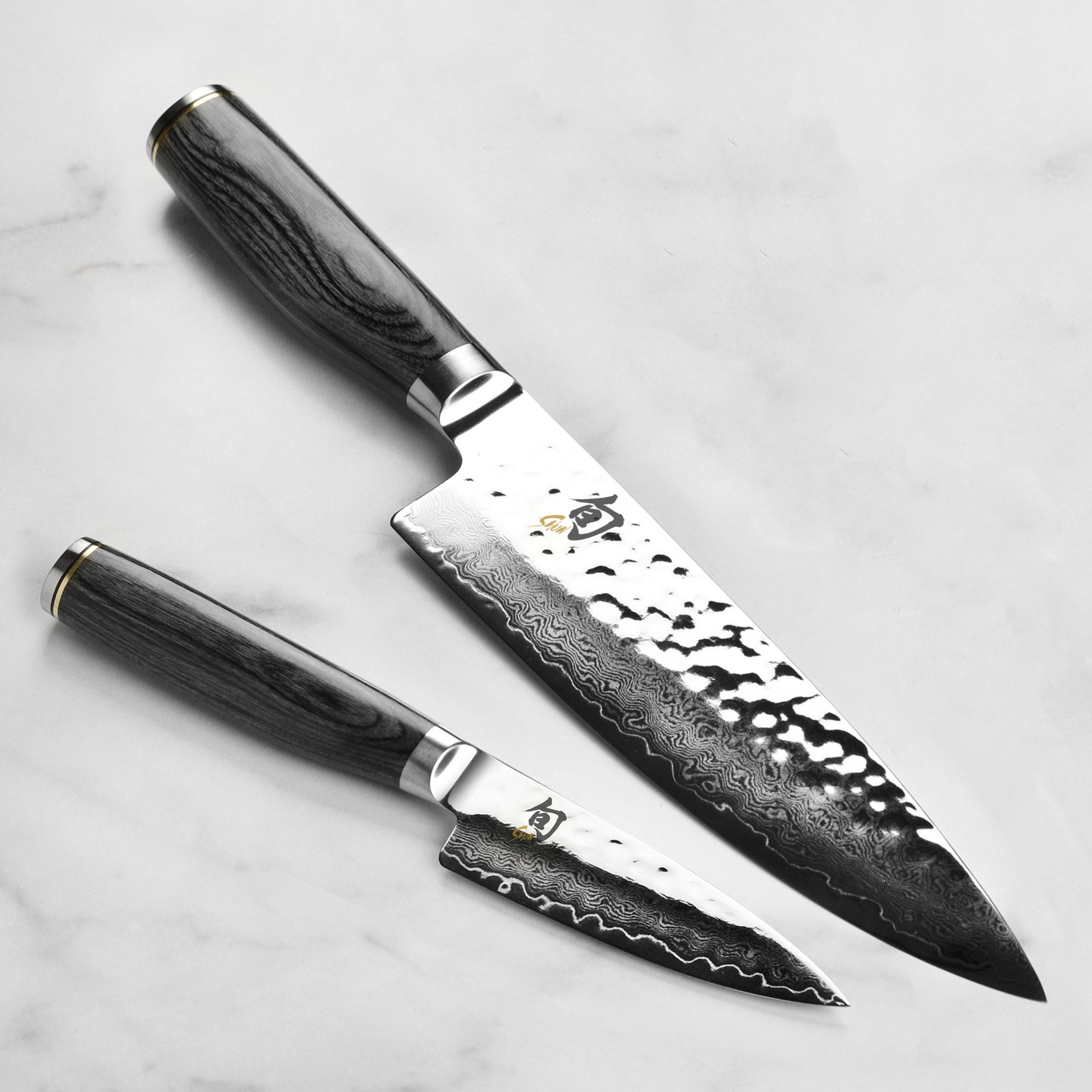 Shun Premier Grey Chef's & Paring Knife Set