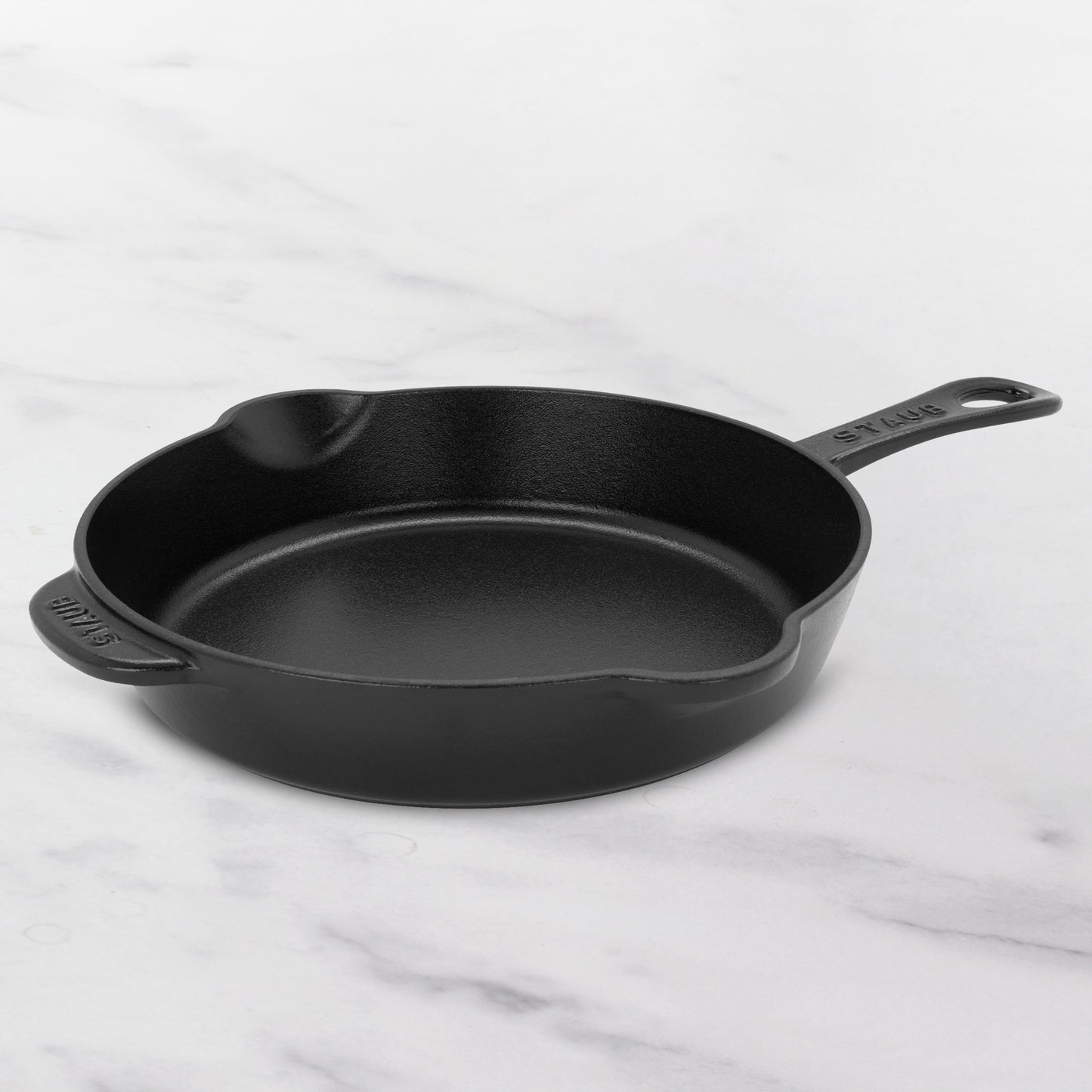 Staub 11" Matte Black Cast Iron Deep Traditional Skillet